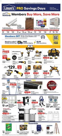 Lowe's weekly ad