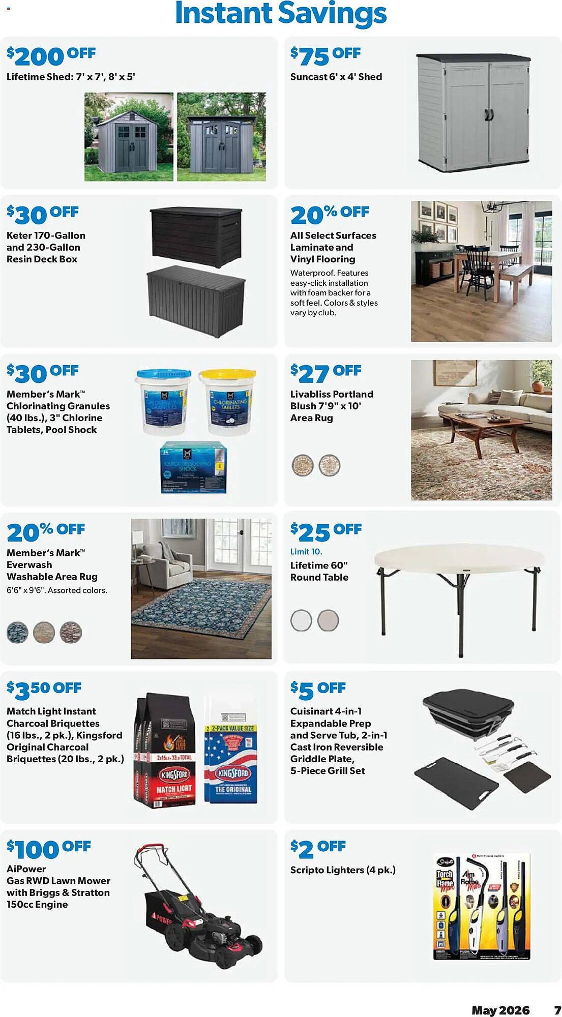 Sam's Club weekly ad