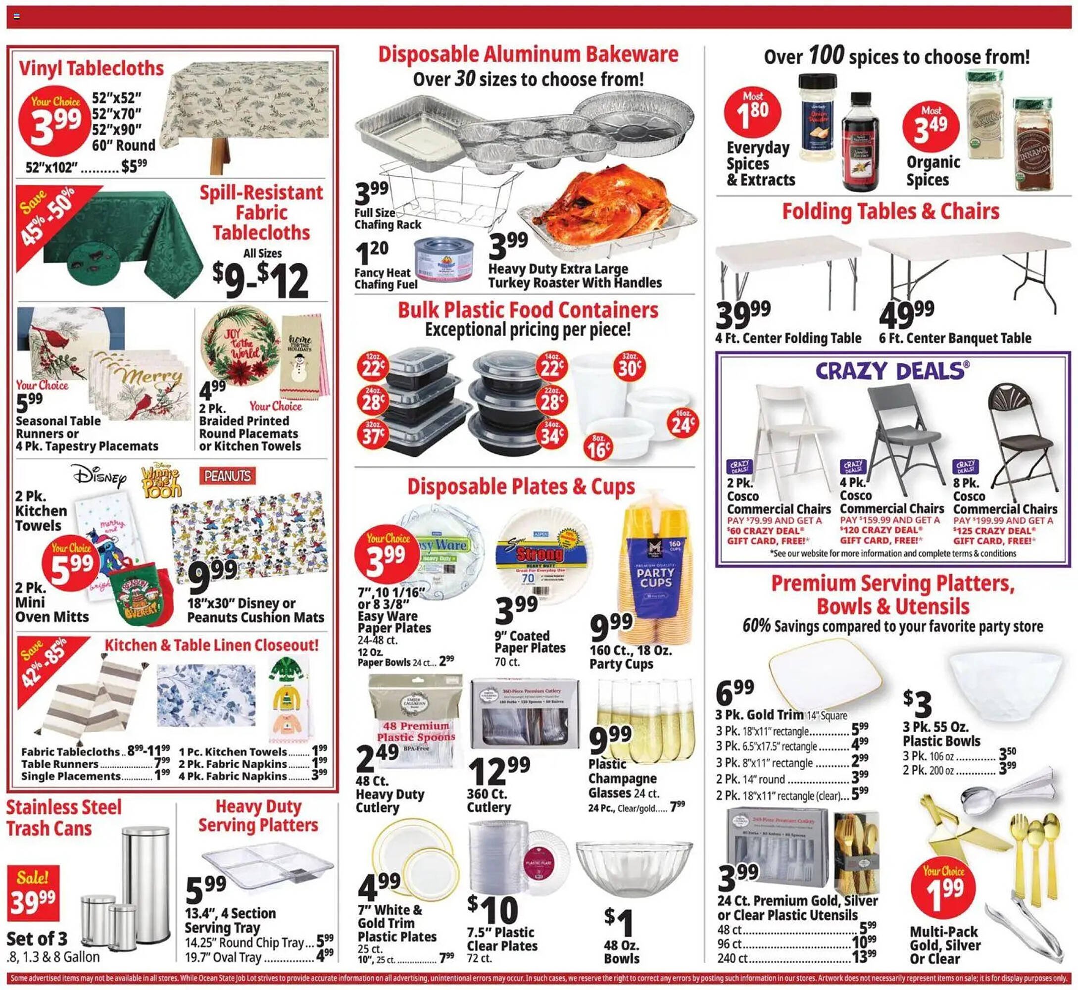 Ocean State Job Lot flyer