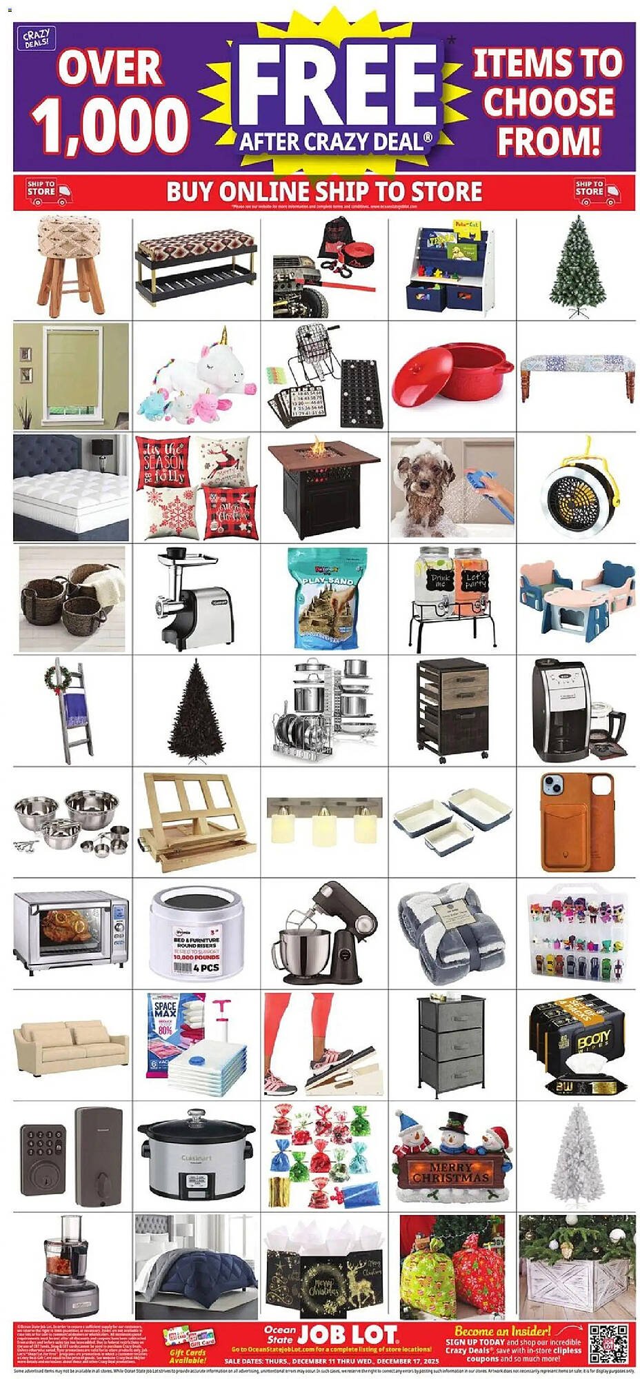 Ocean State Job Lot flyer