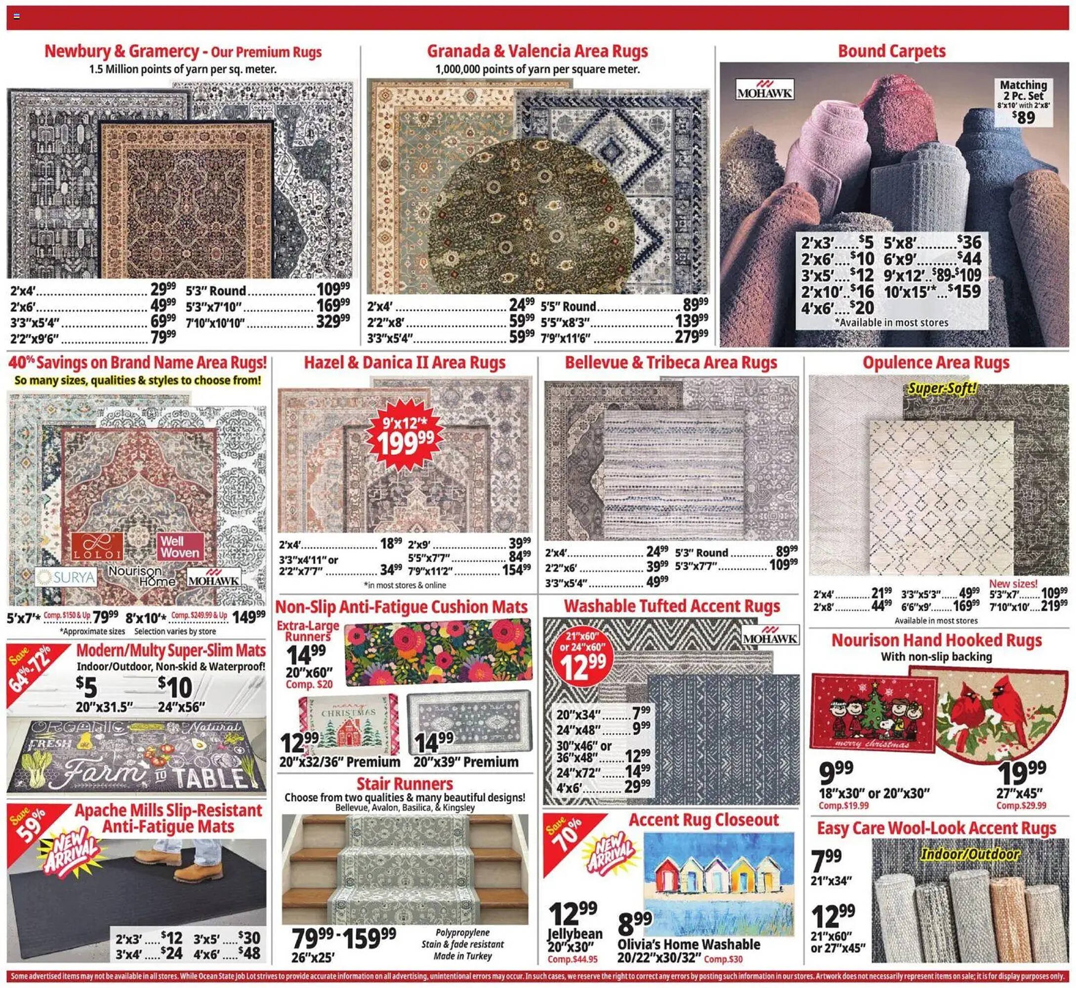 Ocean State Job Lot flyer