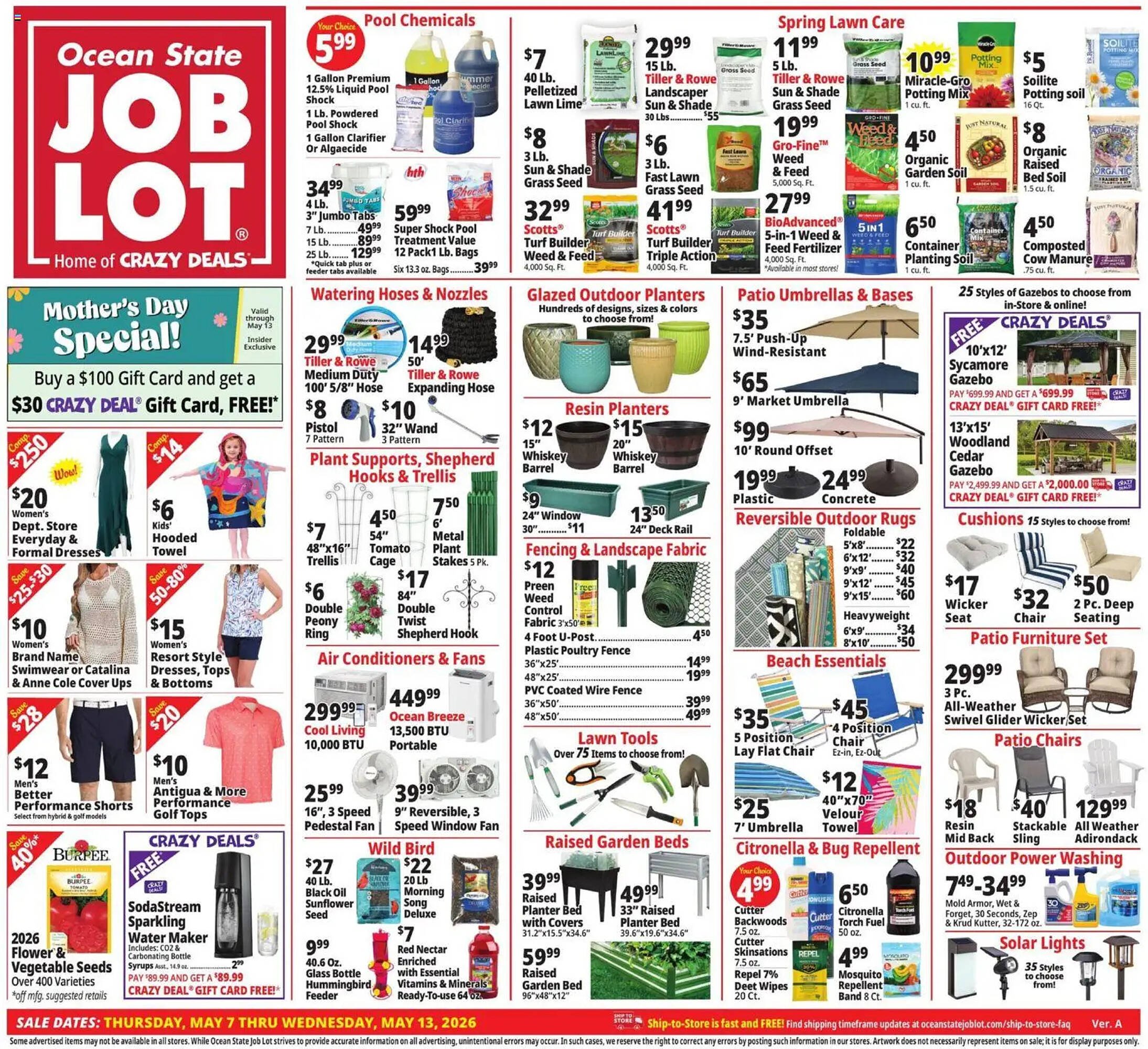 Ocean State Job Lot flyer