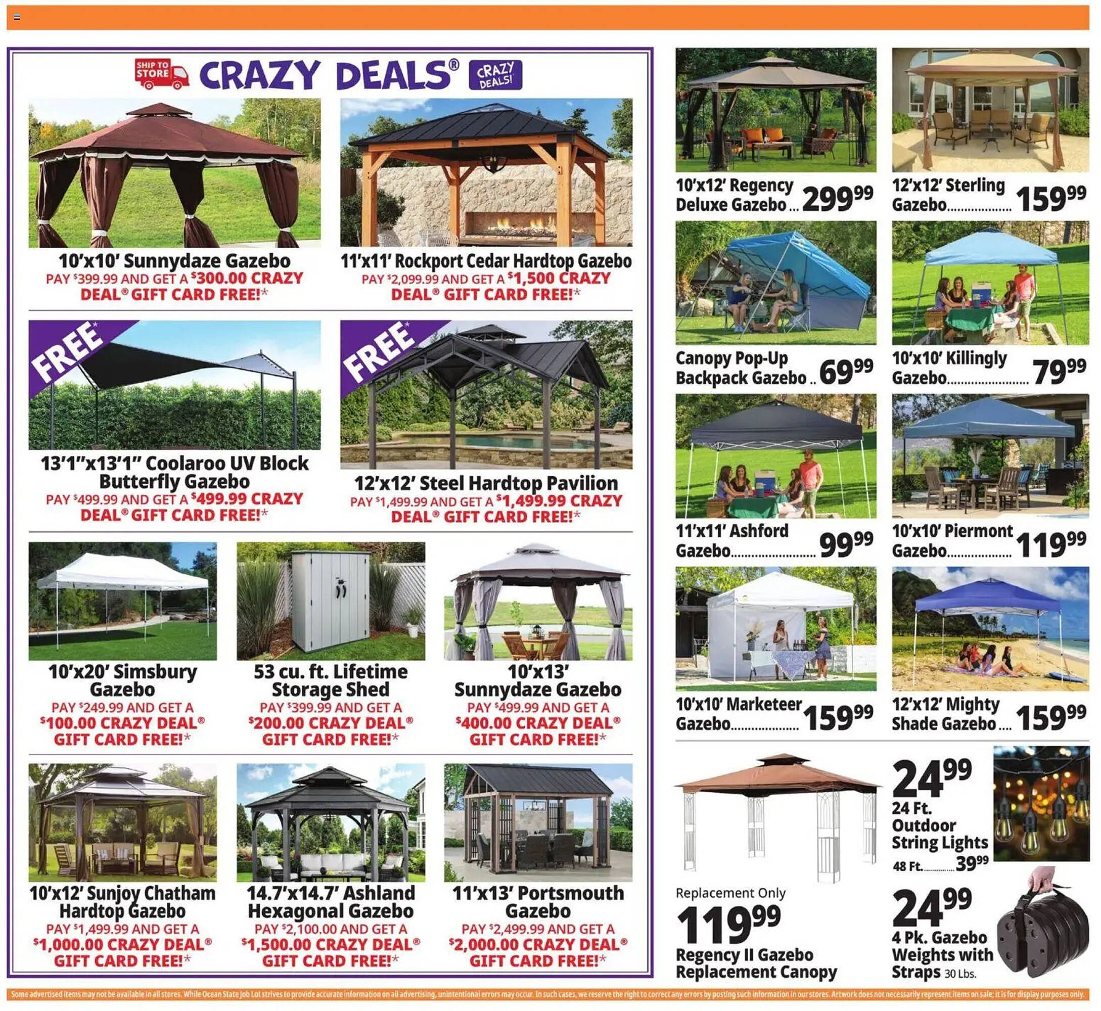 Ocean State Job Lot flyer