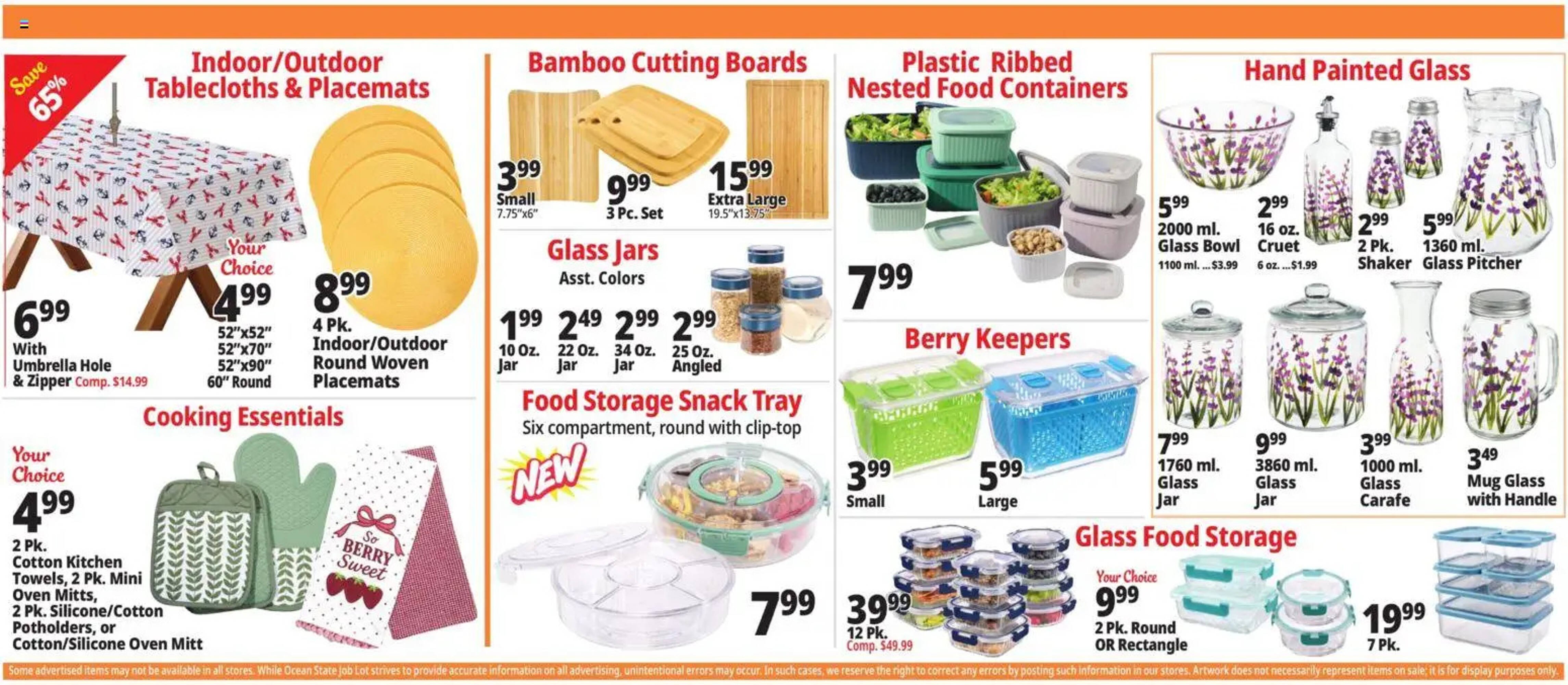 Ocean State Job Lot flyer