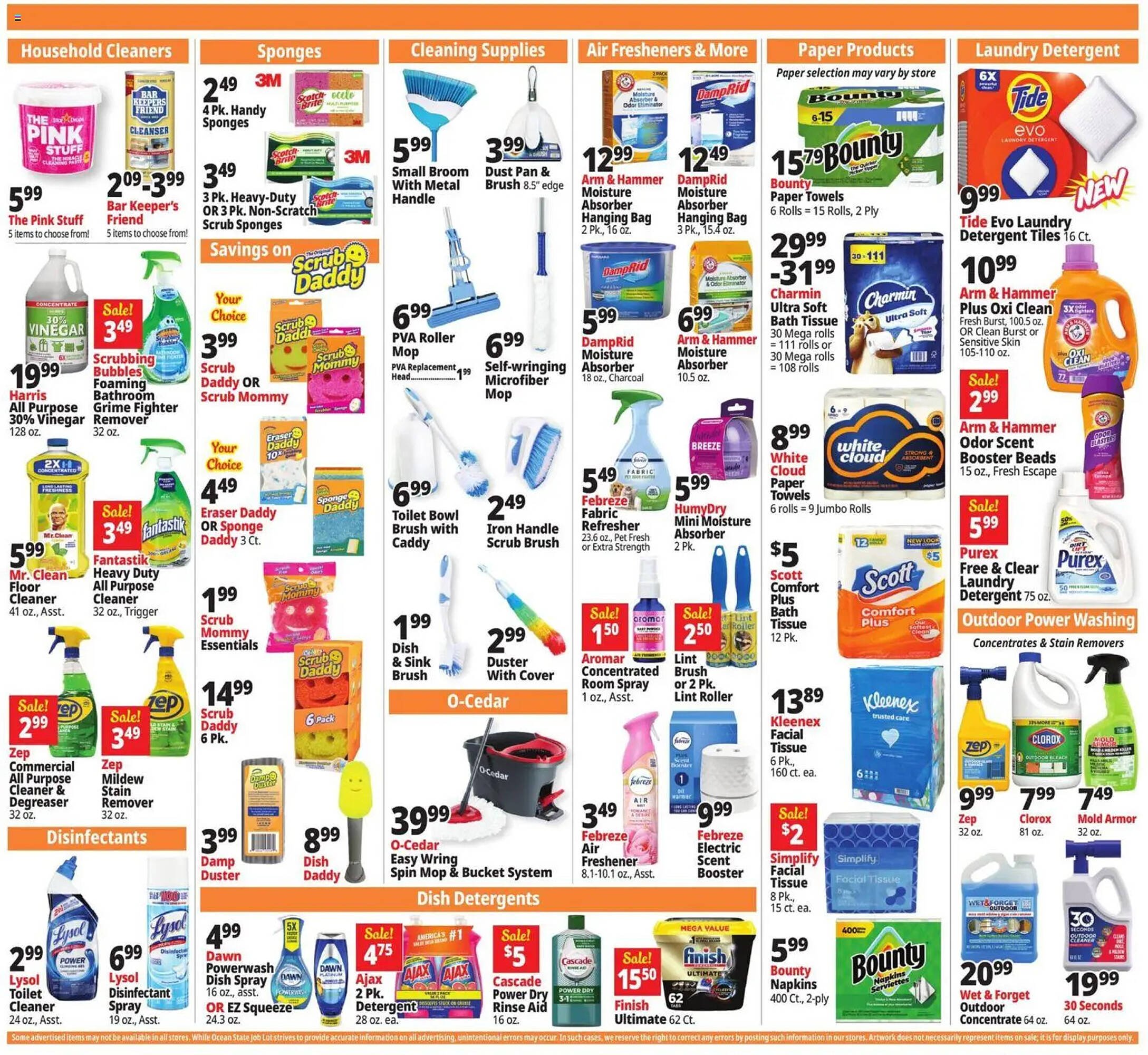 Ocean State Job Lot flyer