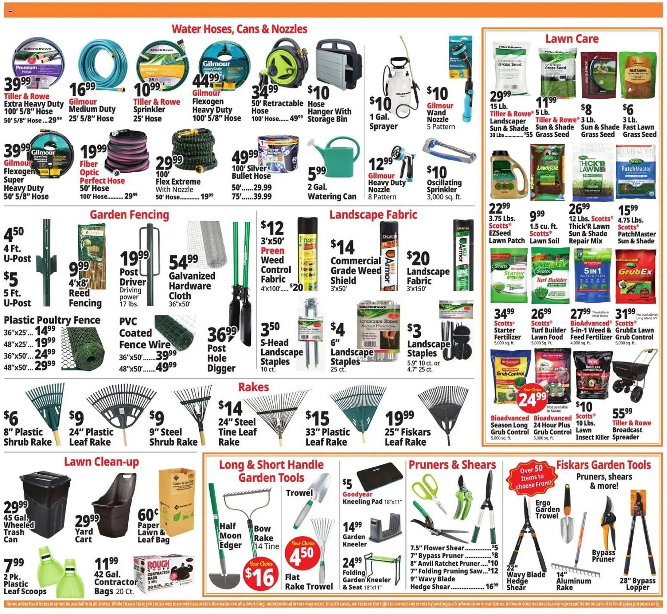 Ocean State Job Lot flyer