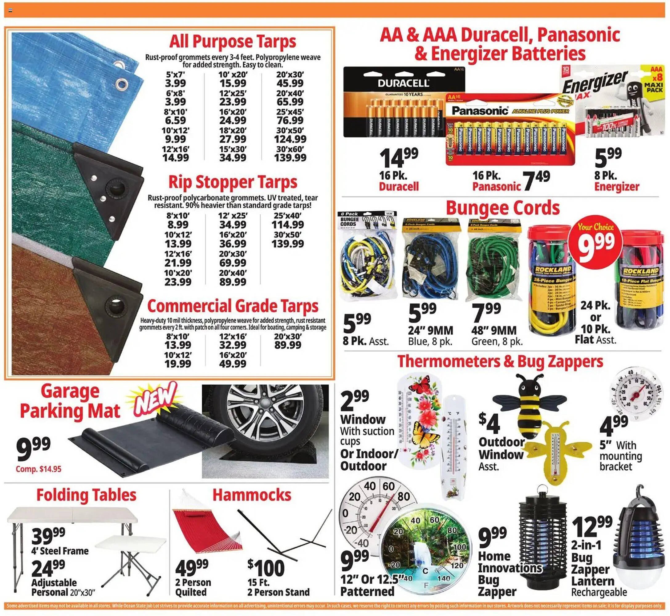 Ocean State Job Lot flyer