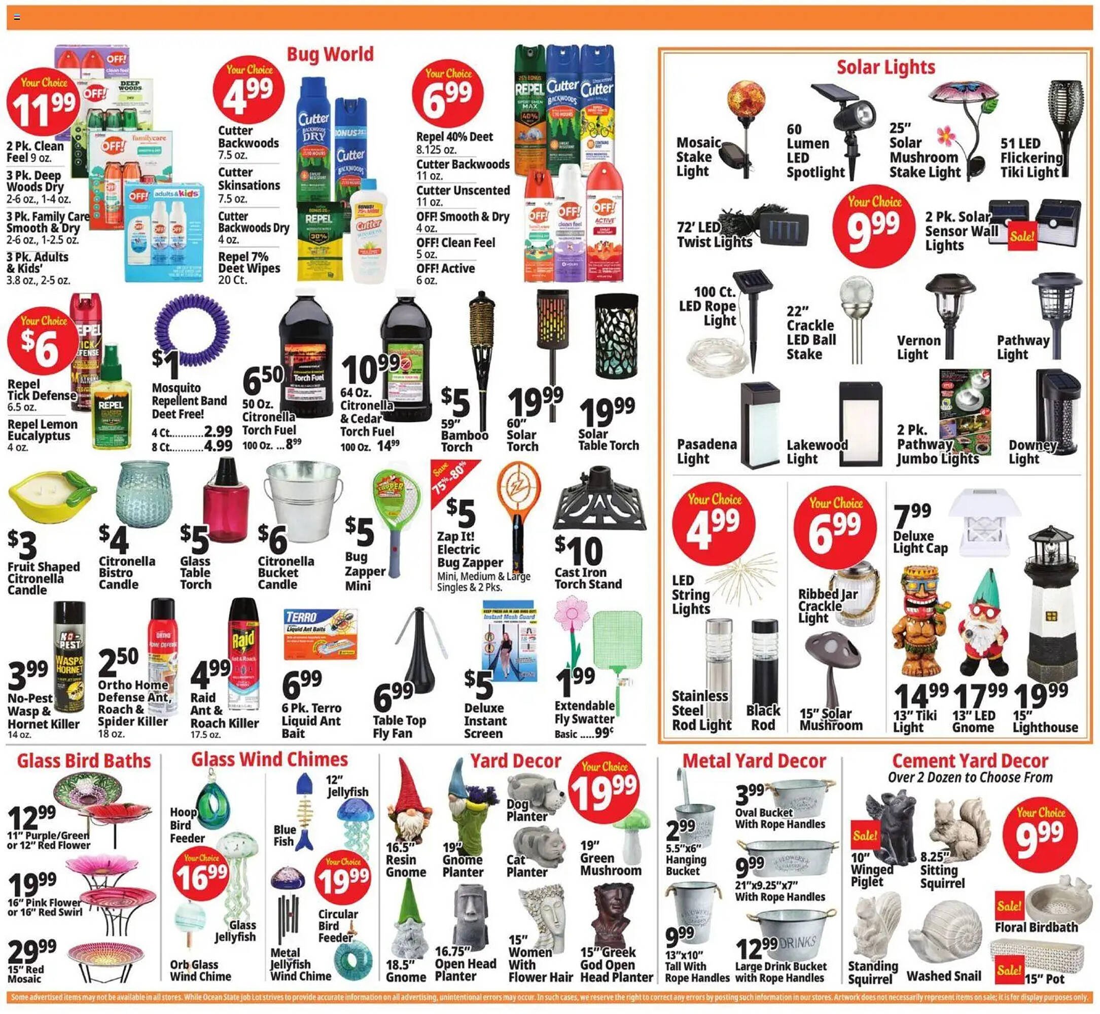 Ocean State Job Lot flyer