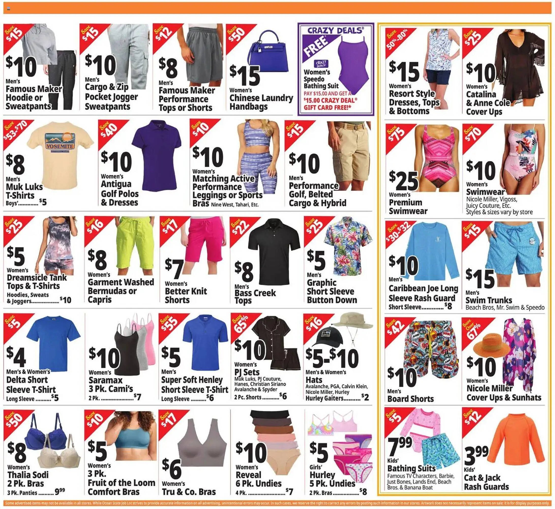 Ocean State Job Lot flyer