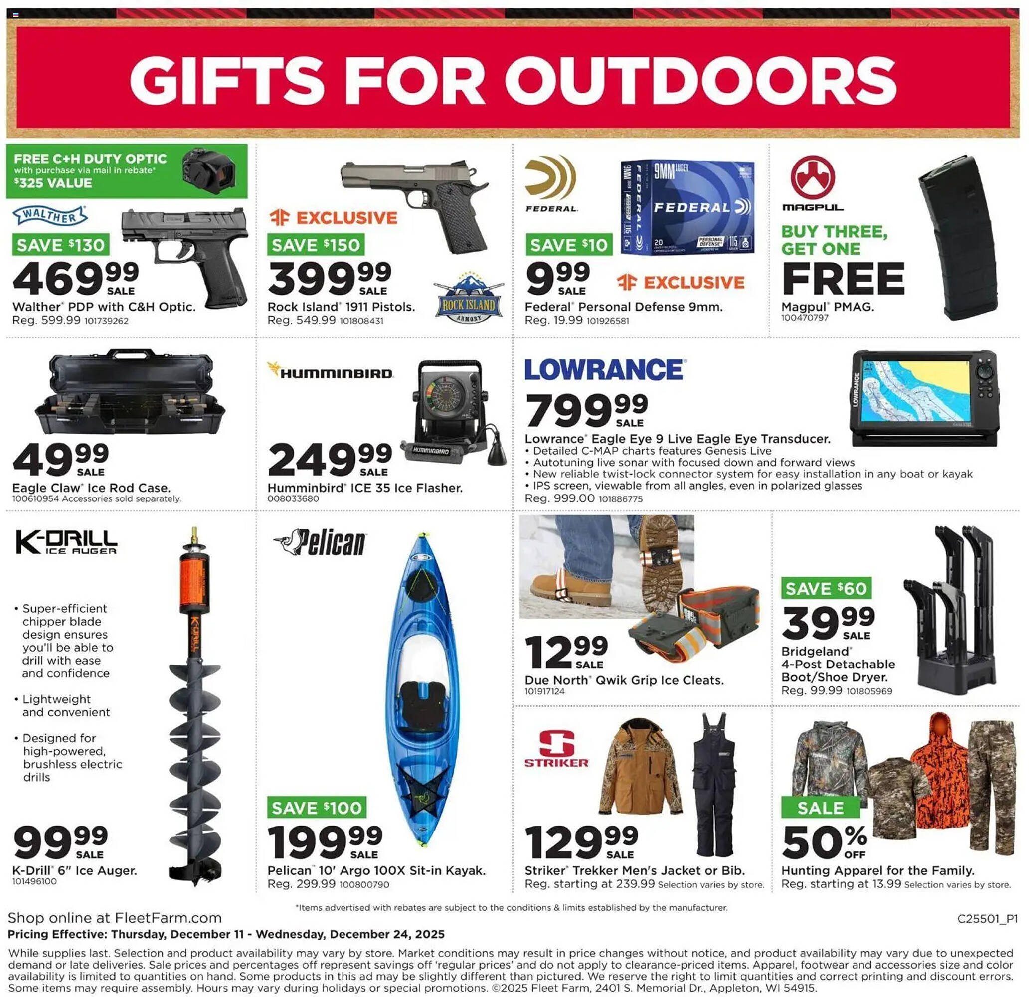Mills Fleet Farm weekly ad
