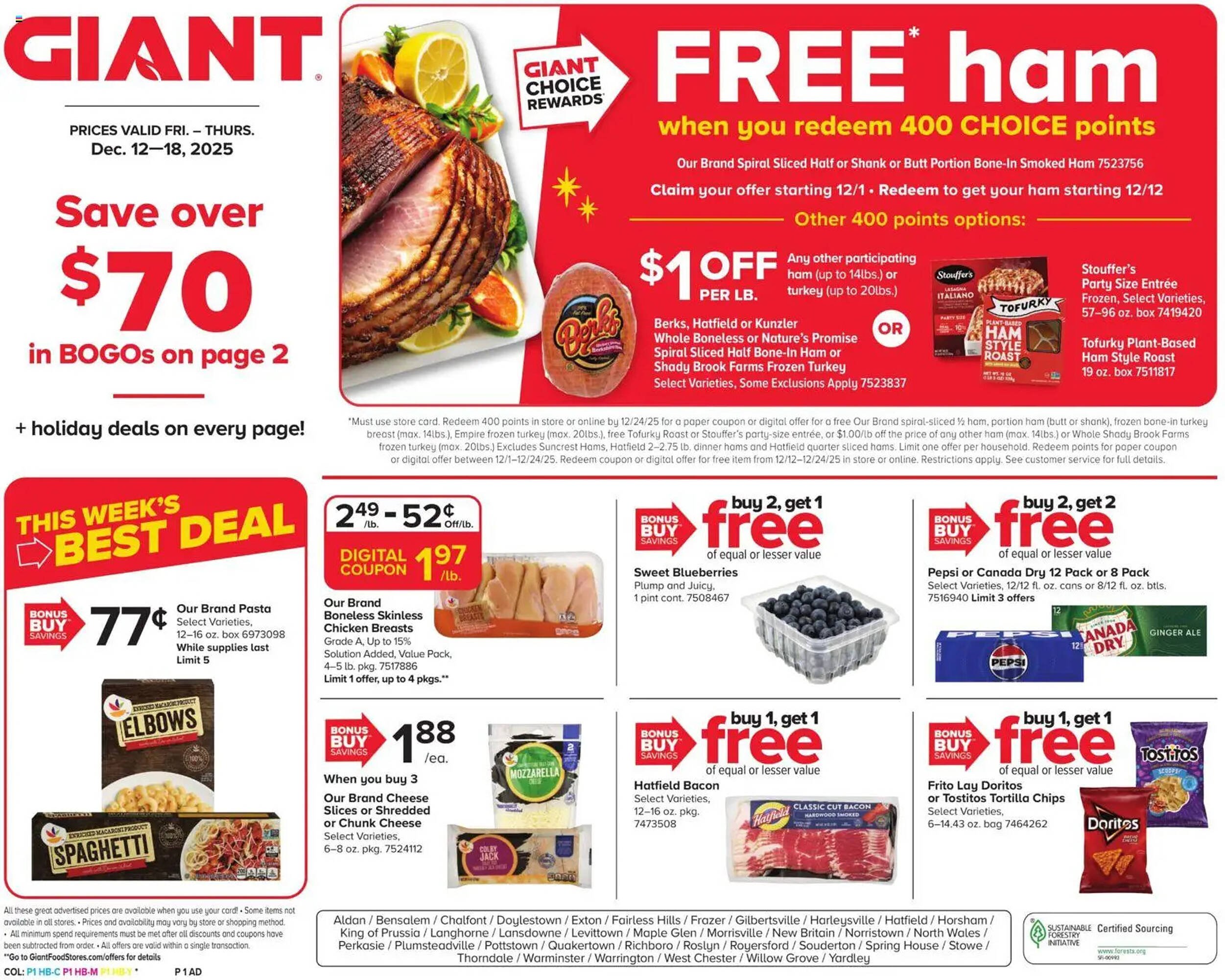 GIANT weekly ad