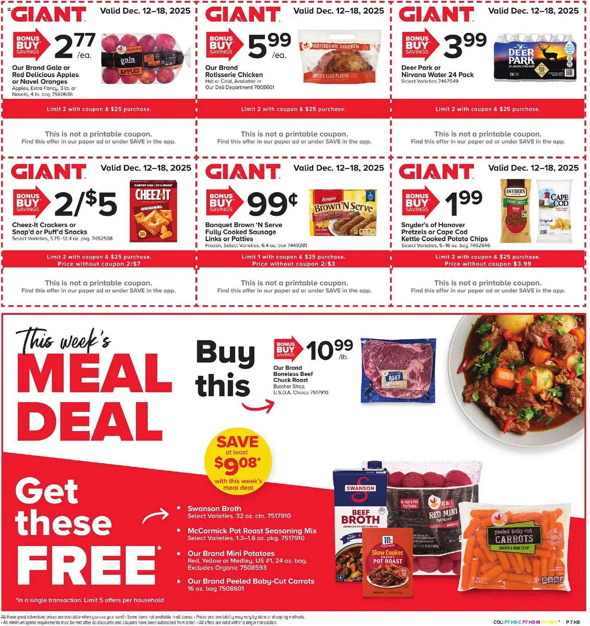GIANT weekly ad