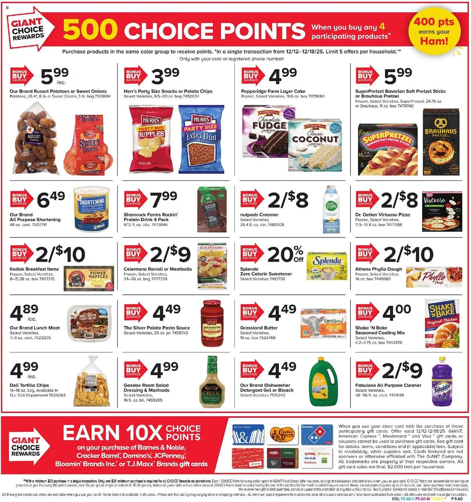 GIANT weekly ad