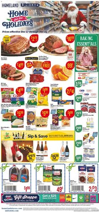 Homeland Market weekly ad