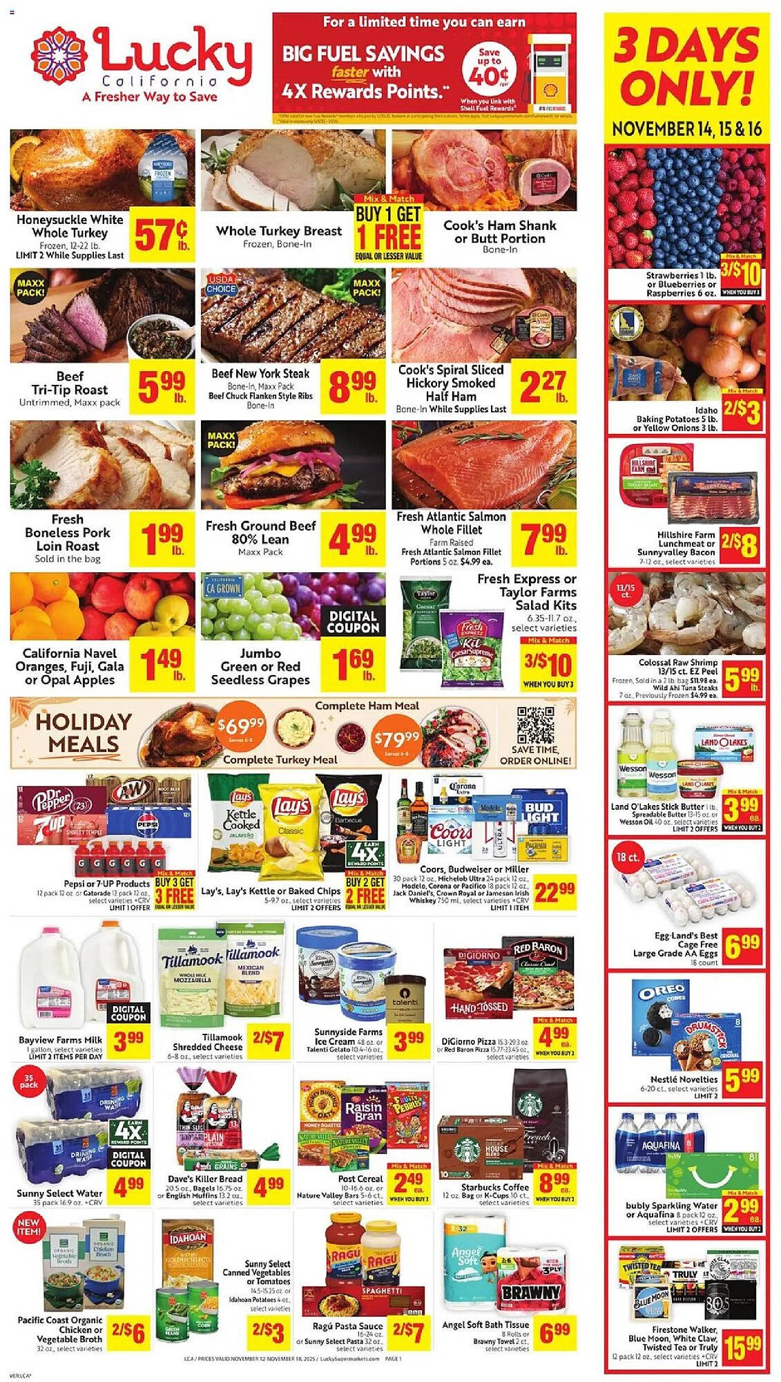 Lucky Supermarkets weekly ad (2025-11-12 - 2025-11-19) | 1