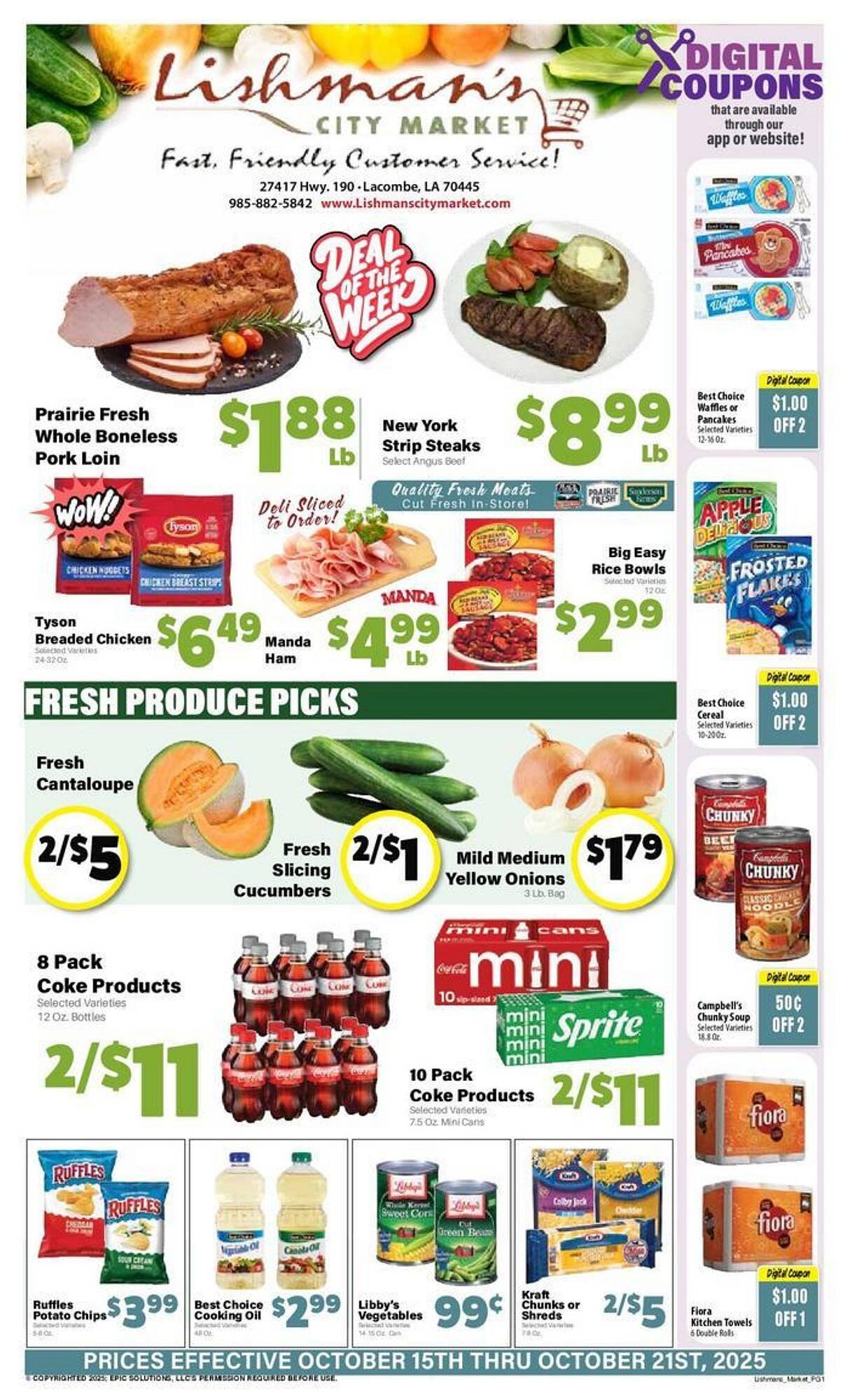 Lishman&#039;s City Market weekly ad (2025-10-15 - 2025-10-21) | 1