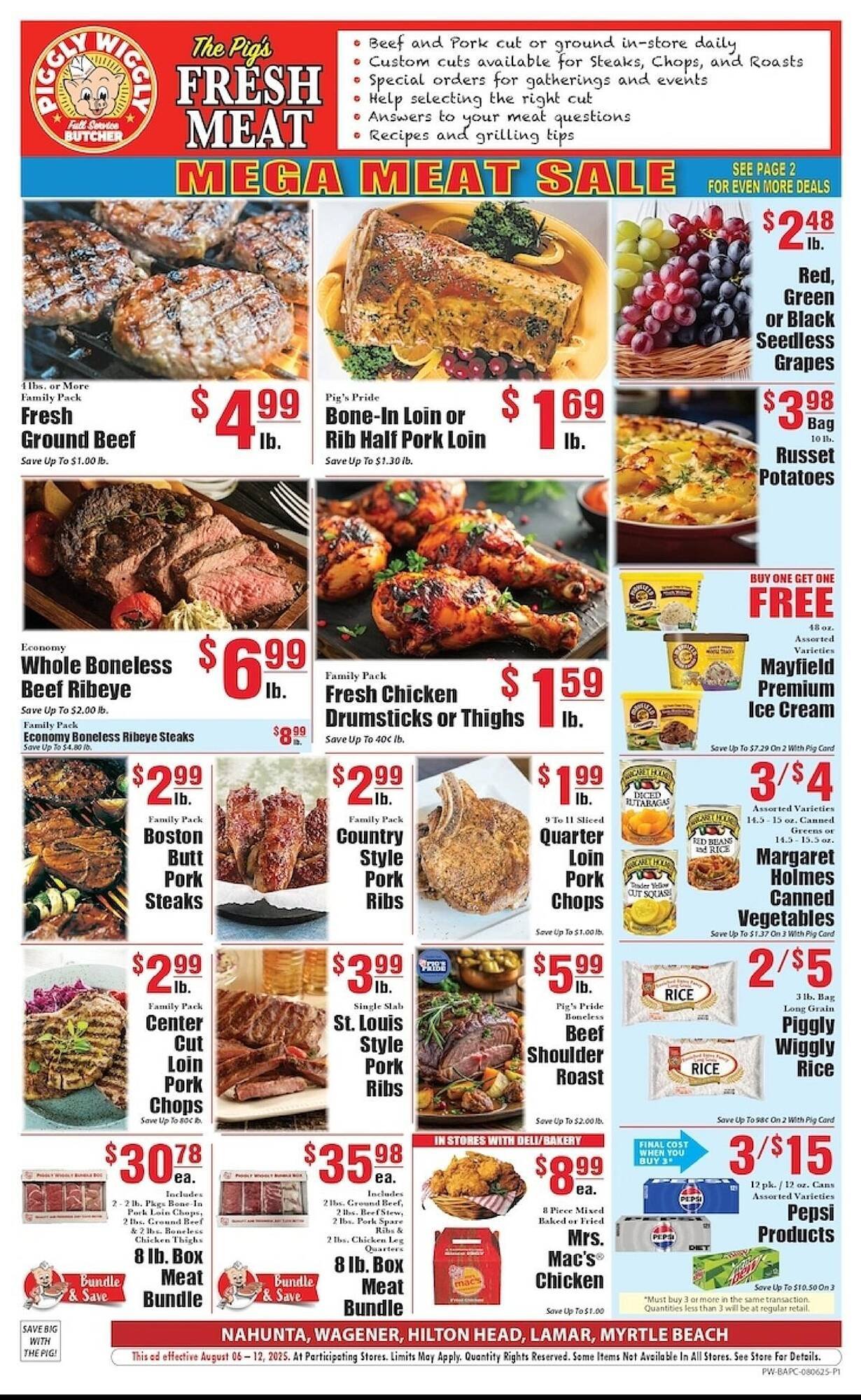 Piggly Wiggly Weekly Ad (2025-08-06 - 2025-08-12) | 1