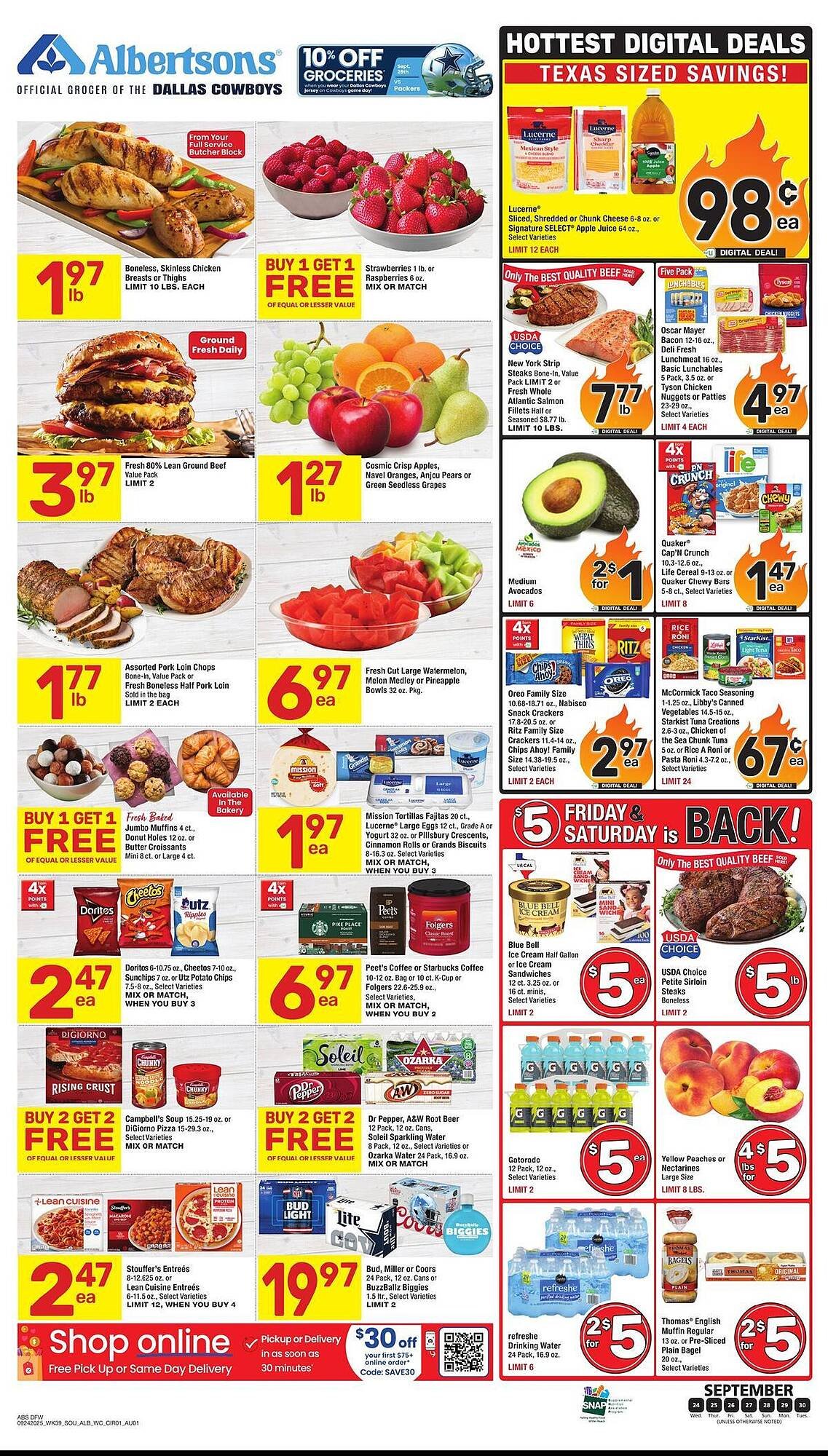 Albertsons weekly ad (2025-09-24 - 2025-09-30) | 1