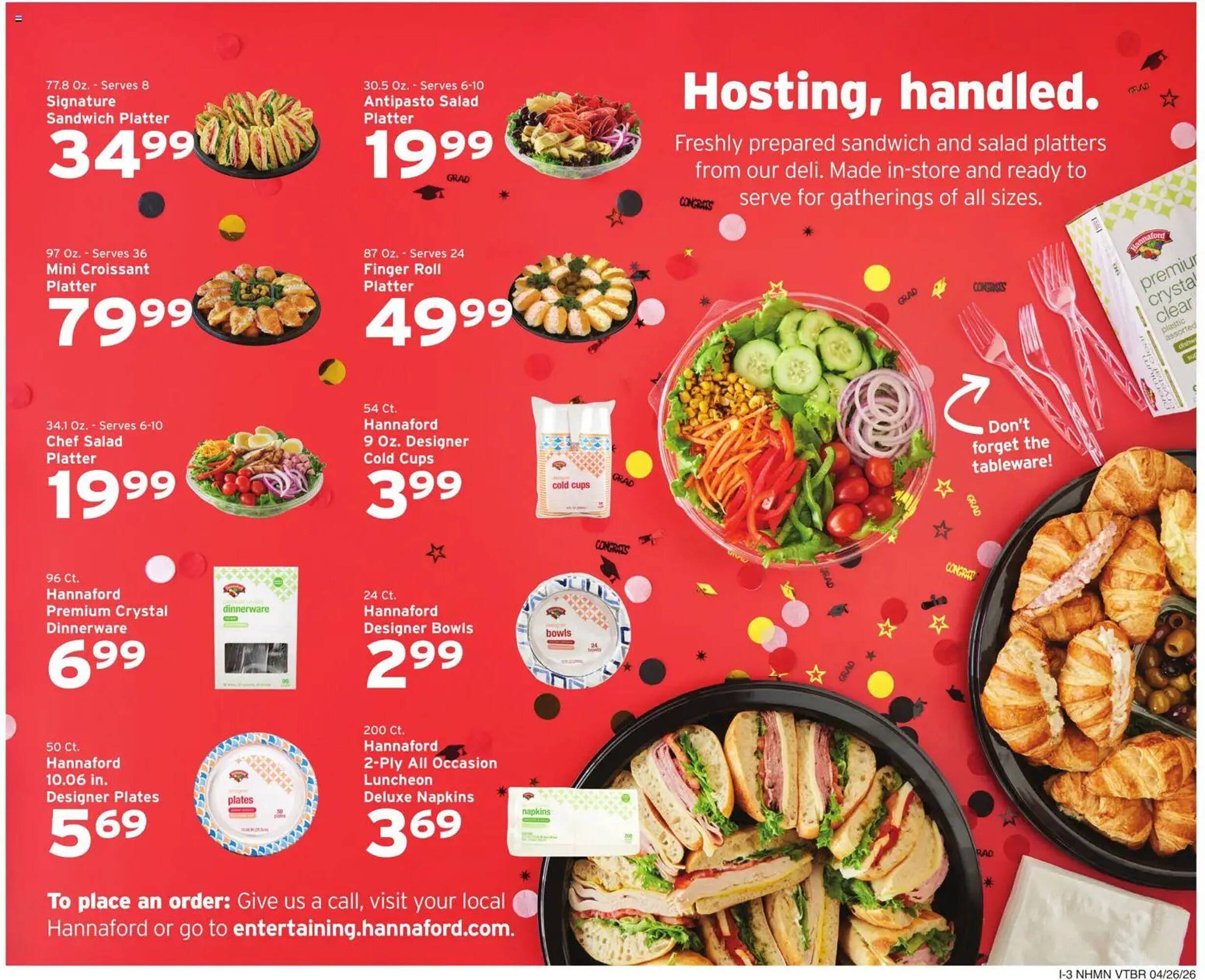 Hannaford flyer
