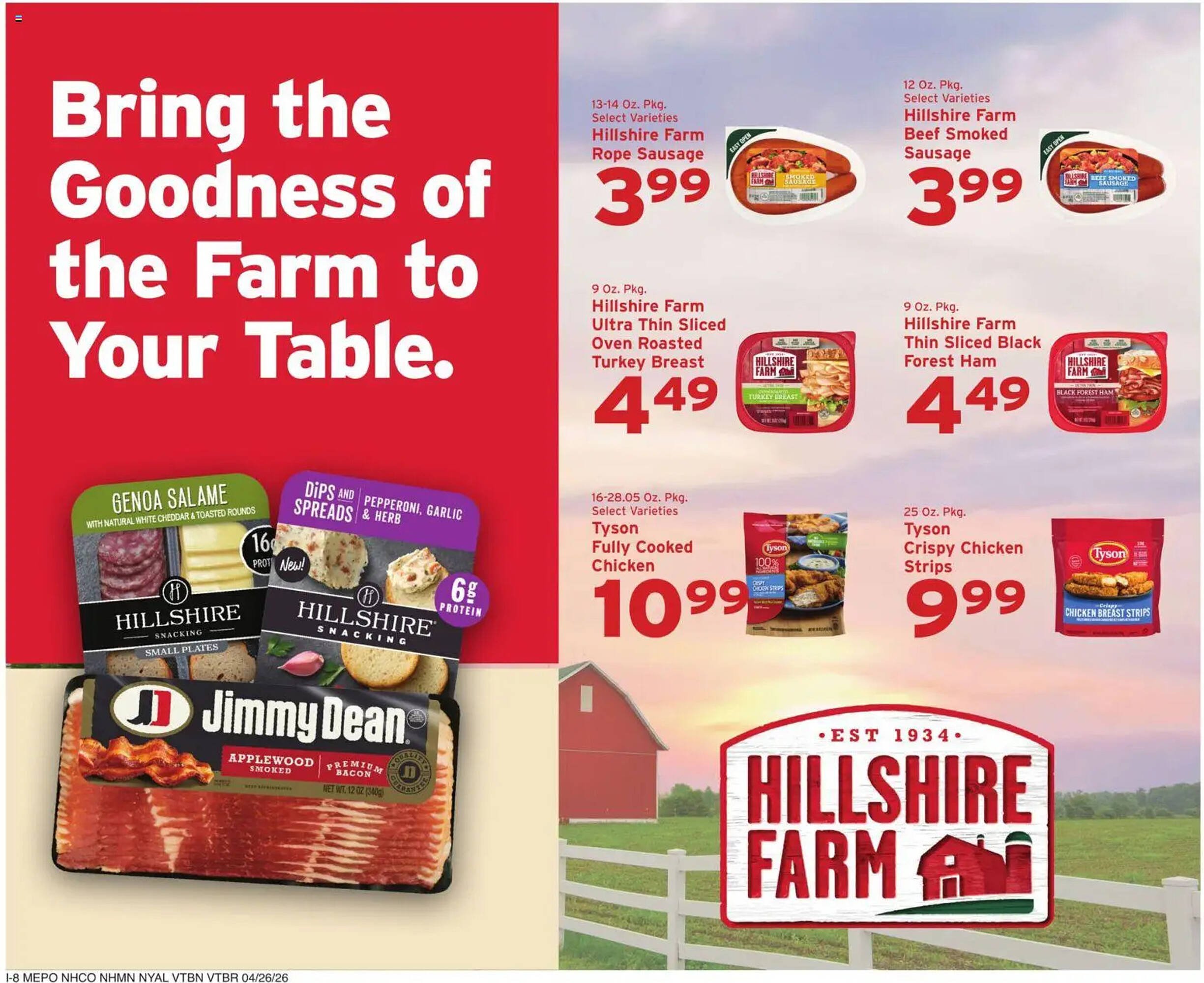 Hannaford flyer