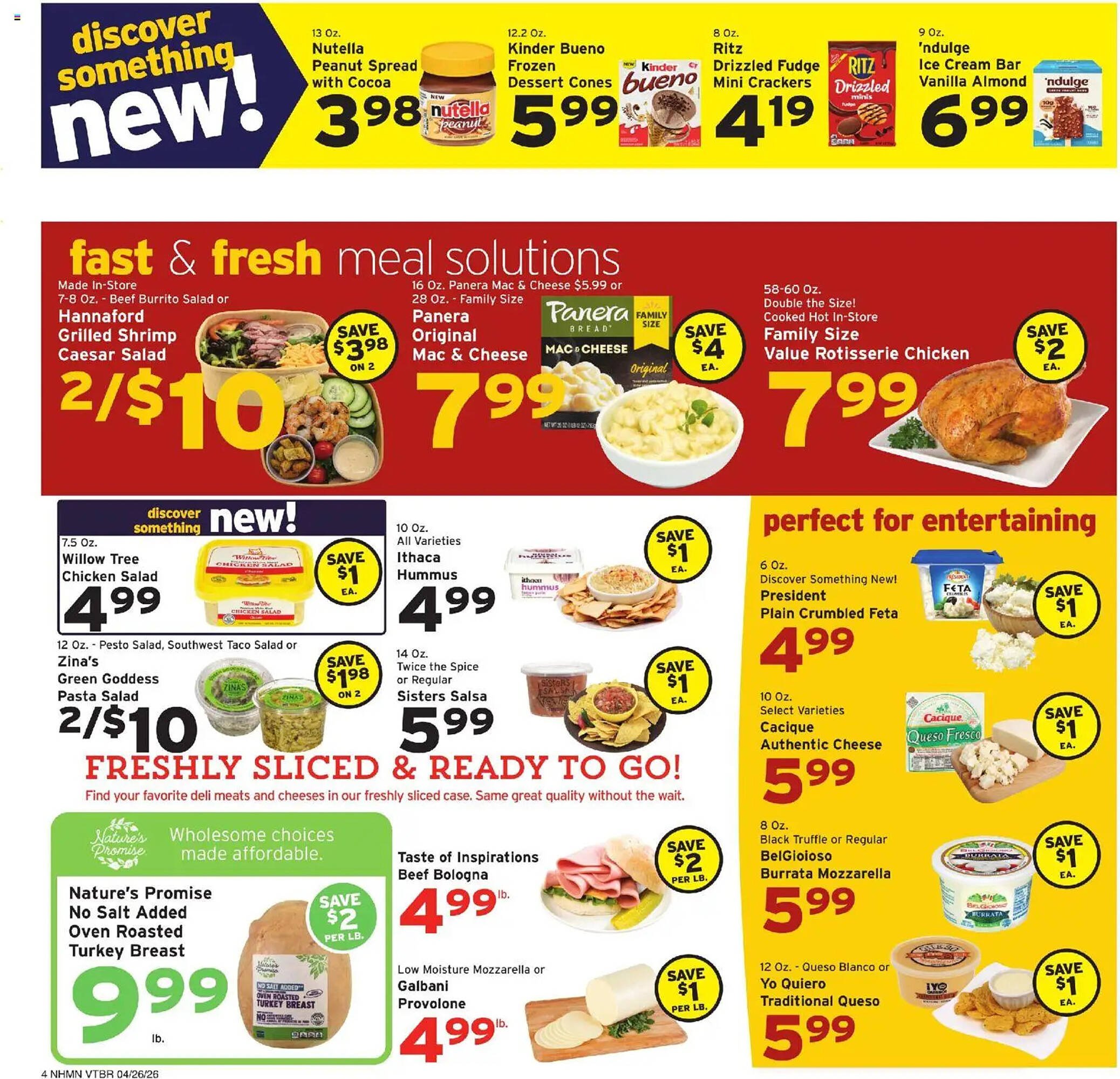 Hannaford flyer