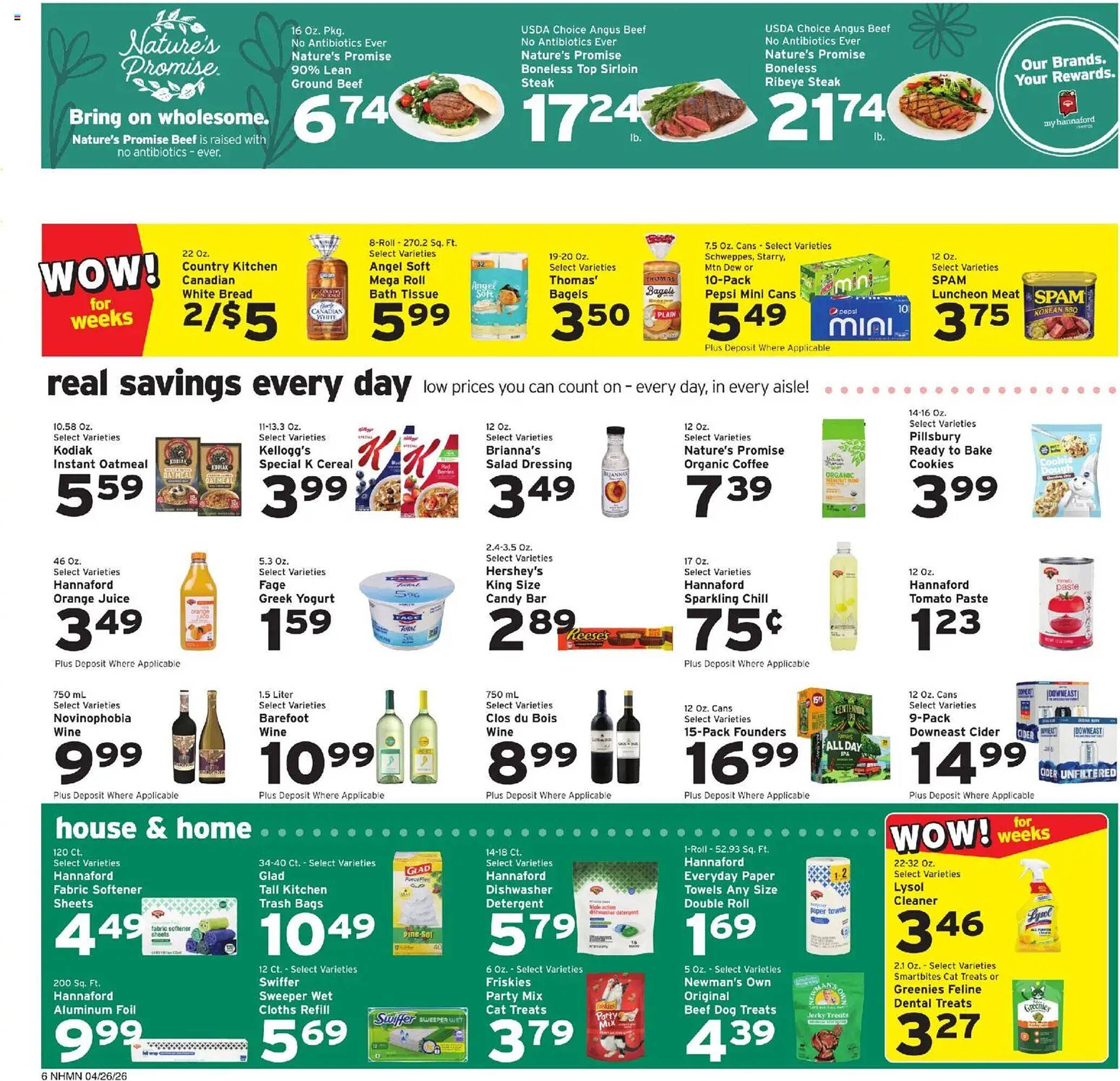 Hannaford flyer
