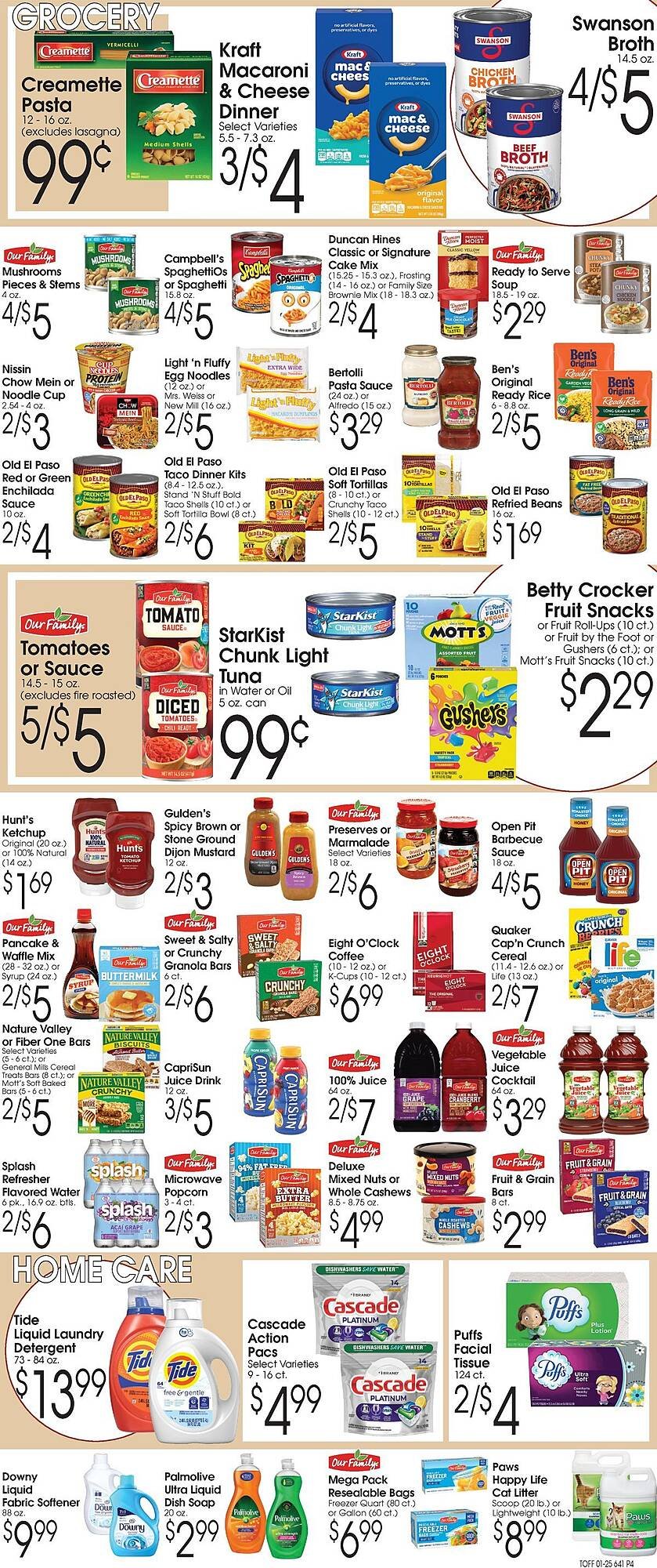 Family Fare weekly ad
