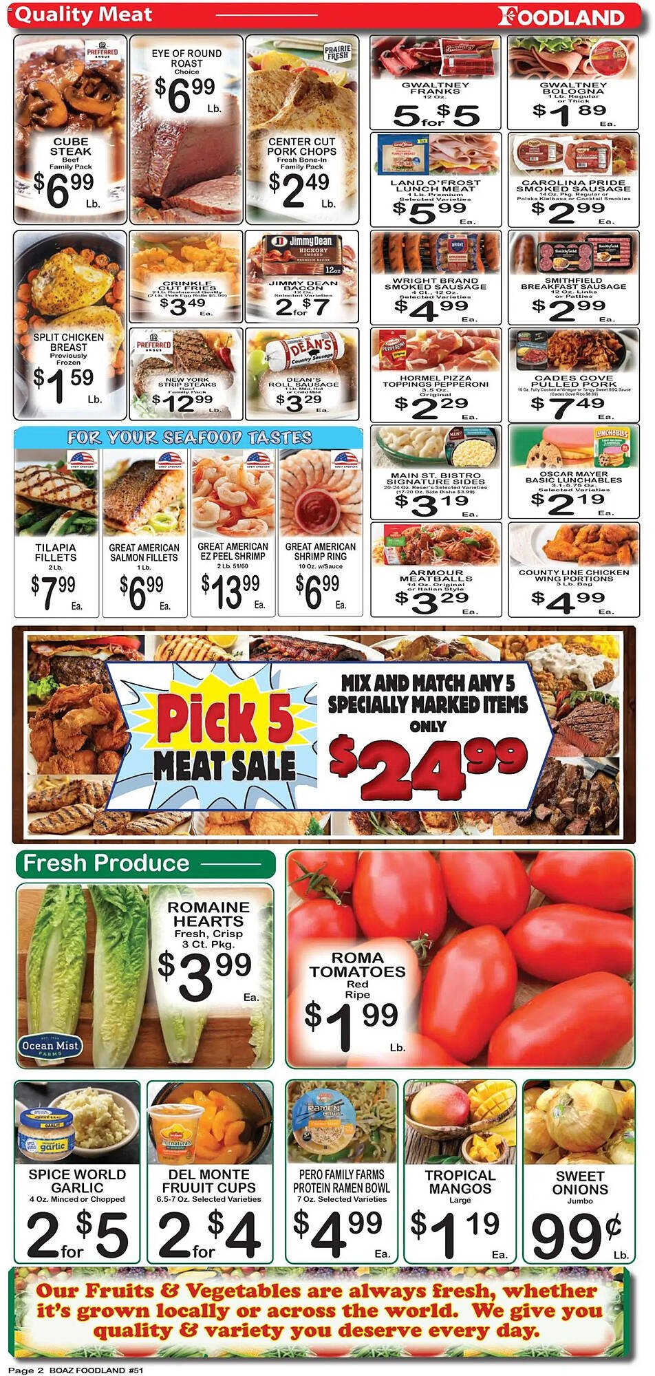 Foodland weekly ad