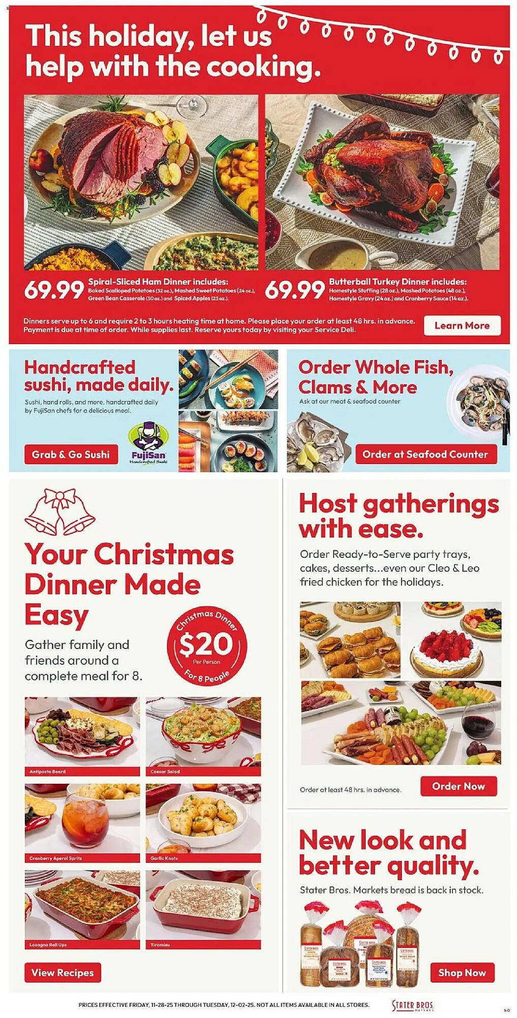 Stater Bros weekly ad