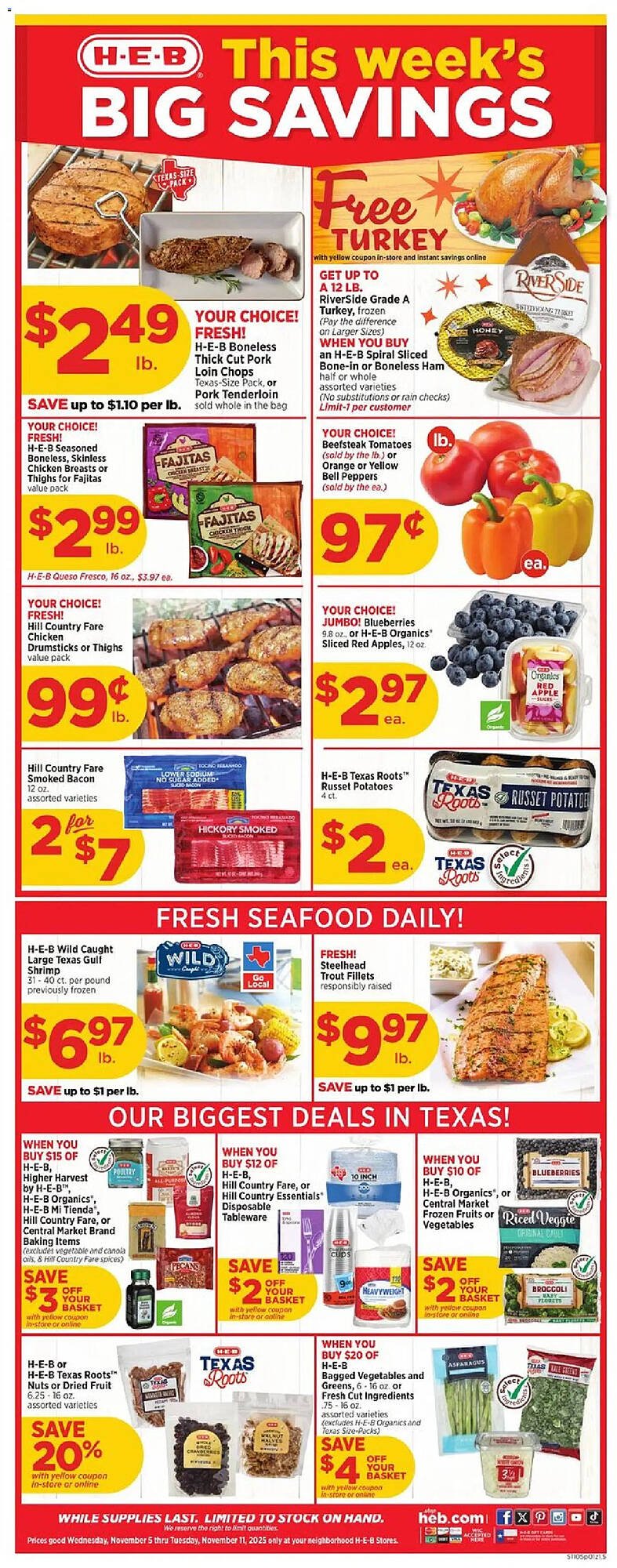 H-E-B weekly ad (2025-11-05 - 2025-11-12) | 1