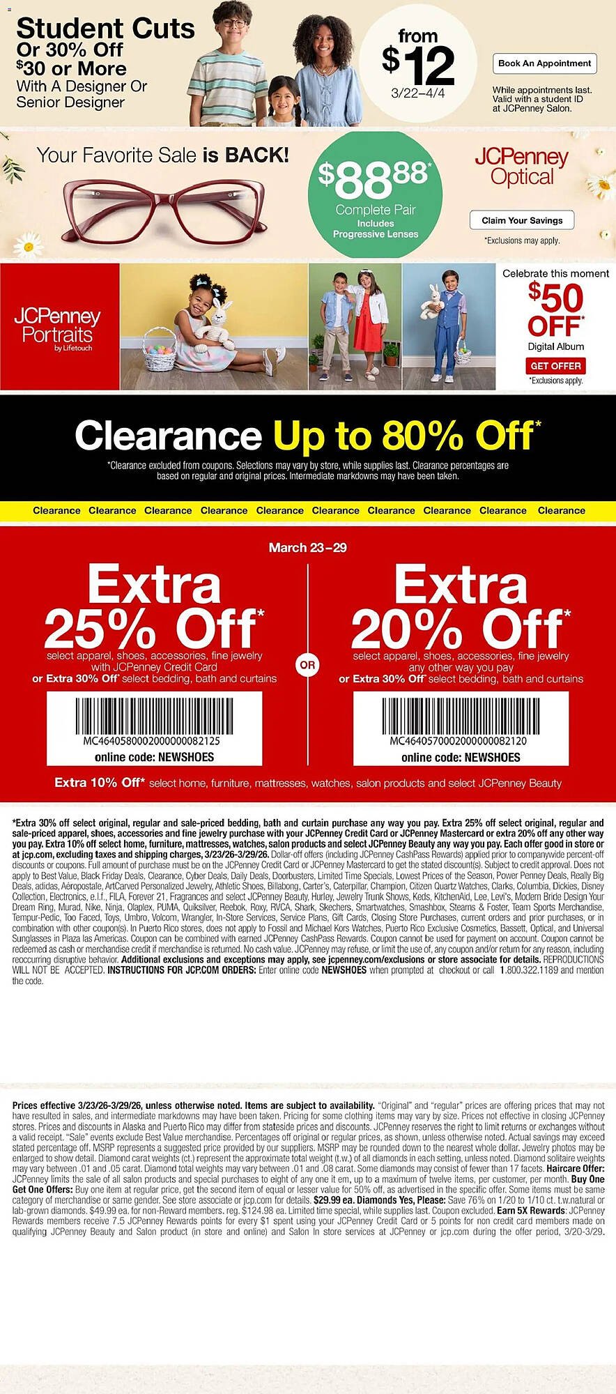JC Penney weekly ad