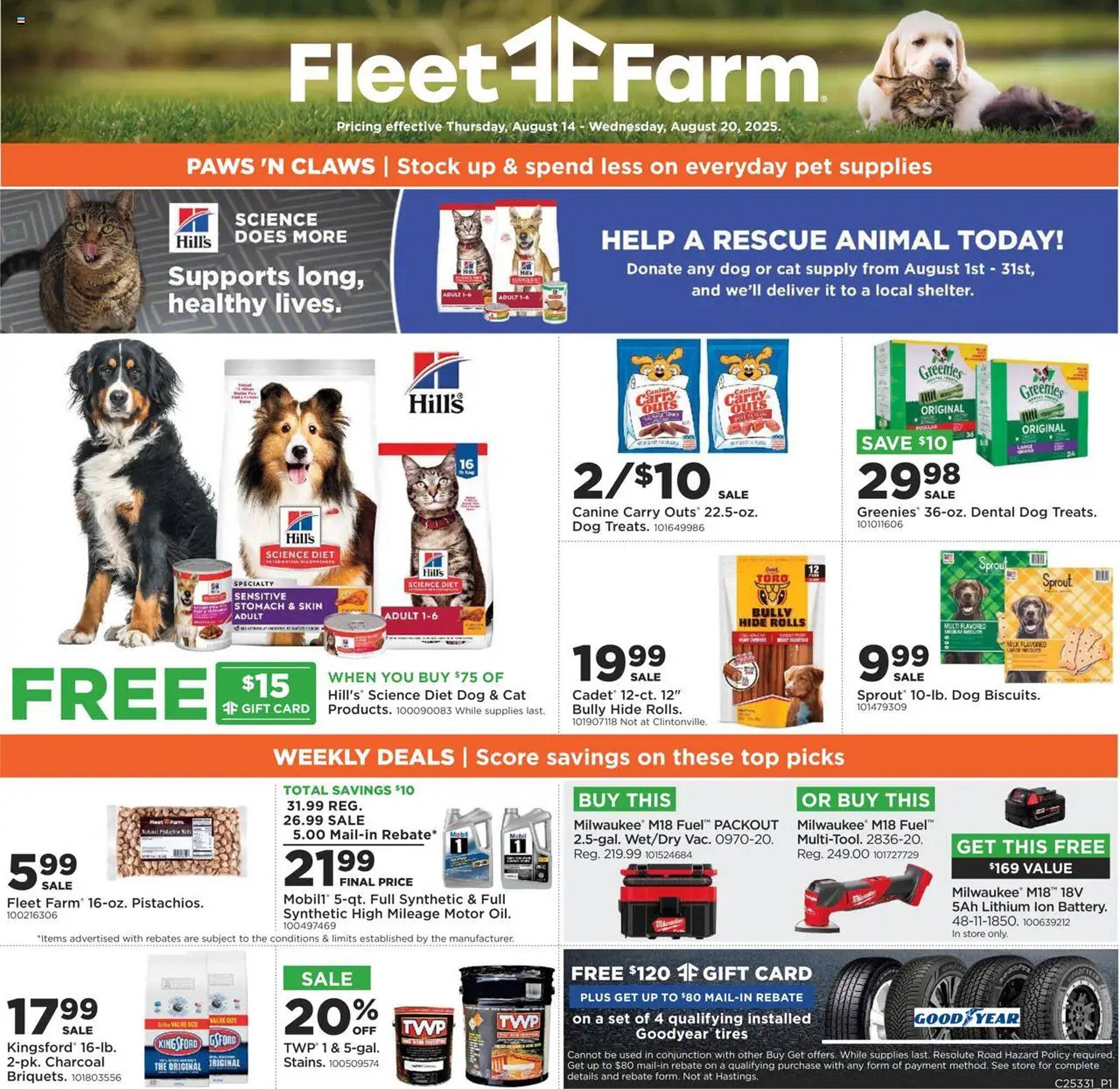 Mills Fleet Farm Weekly Ad (2025-08-14 - 2025-08-21) | 1