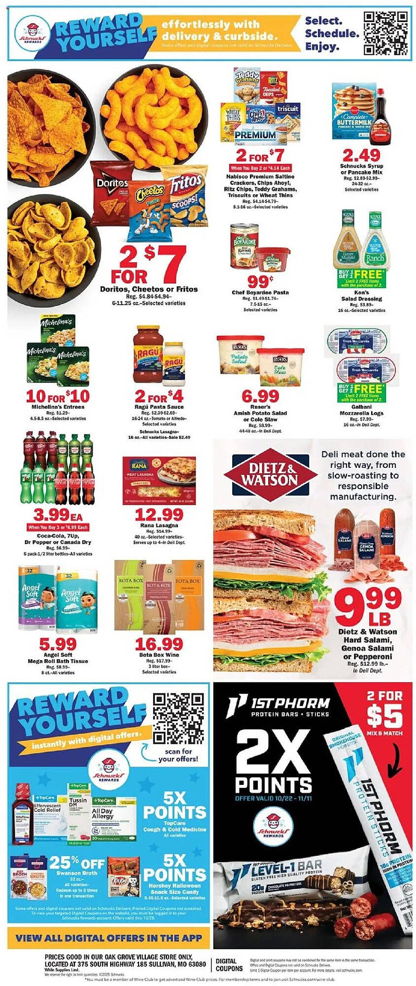 Schnucks weekly ad (2025-10-22 - 2025-10-28) | 2