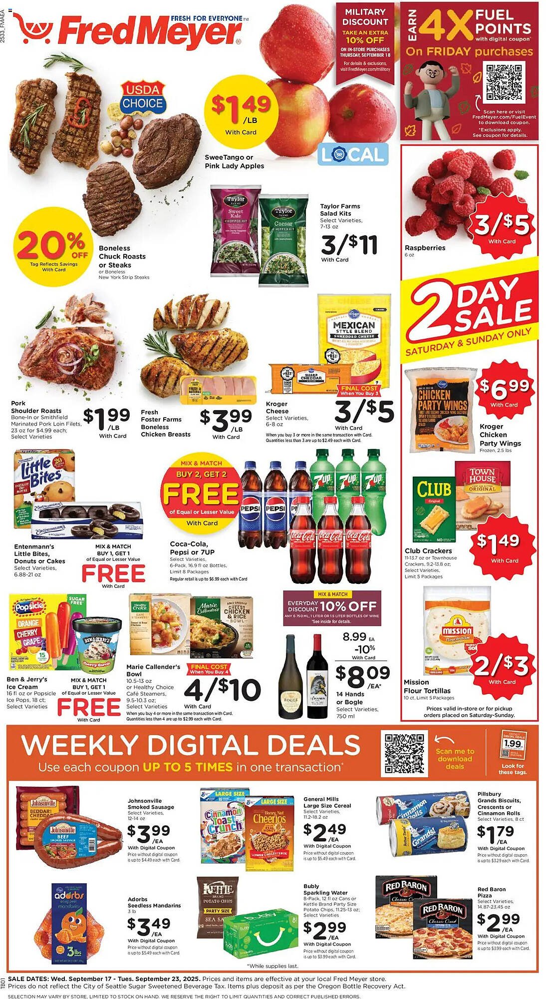 Fred Meyer weekly ad (2025-09-17 - 2025-09-23) | 1