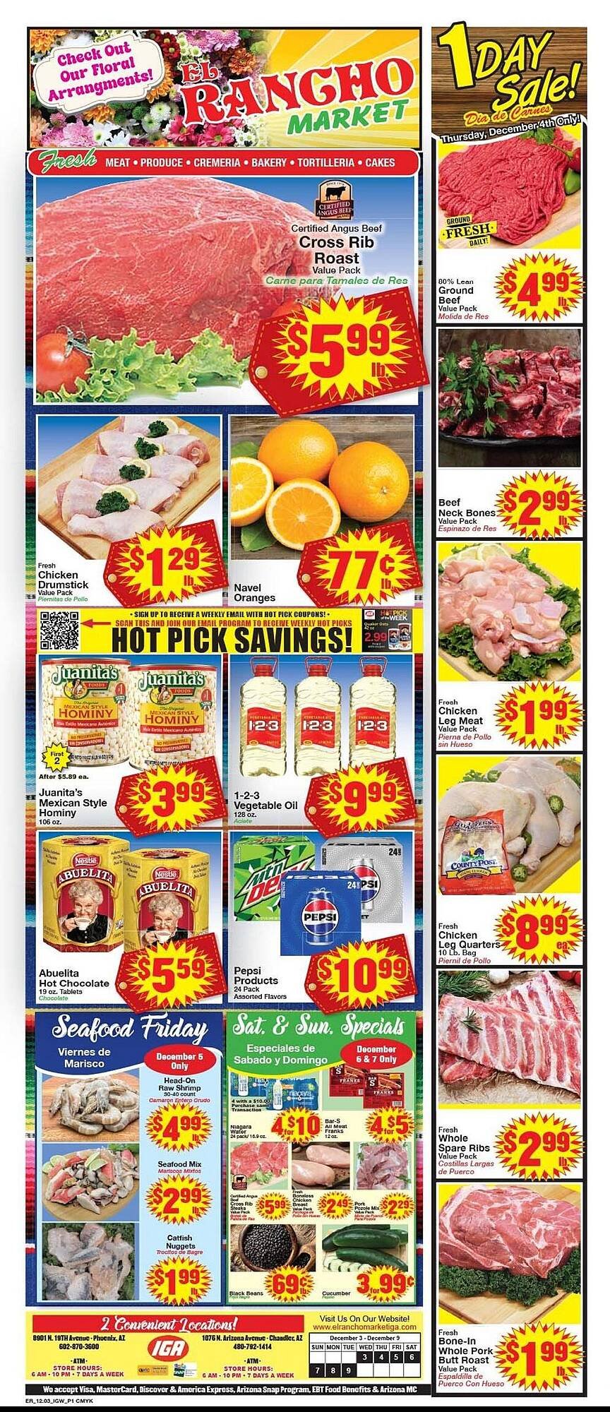 Supermercado El Rancho weekly ad