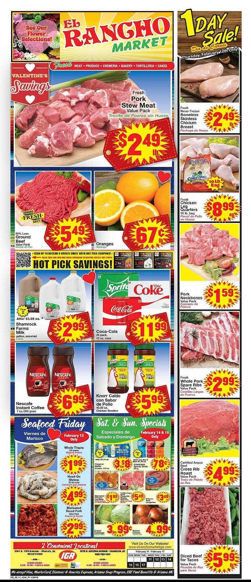 Supermercado El Rancho weekly ad