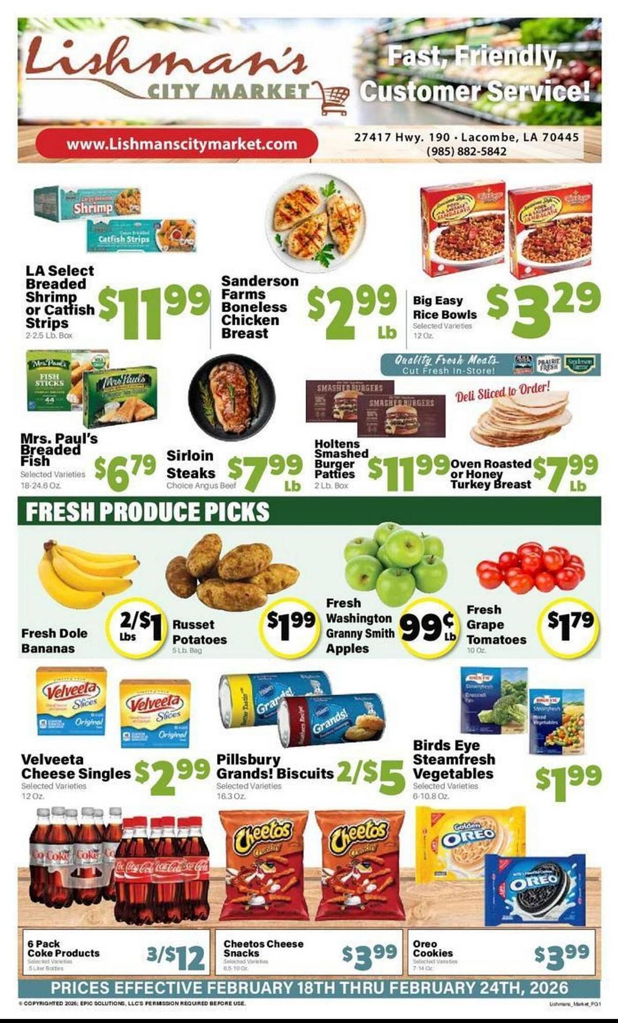 Lishman's City Market weekly ad