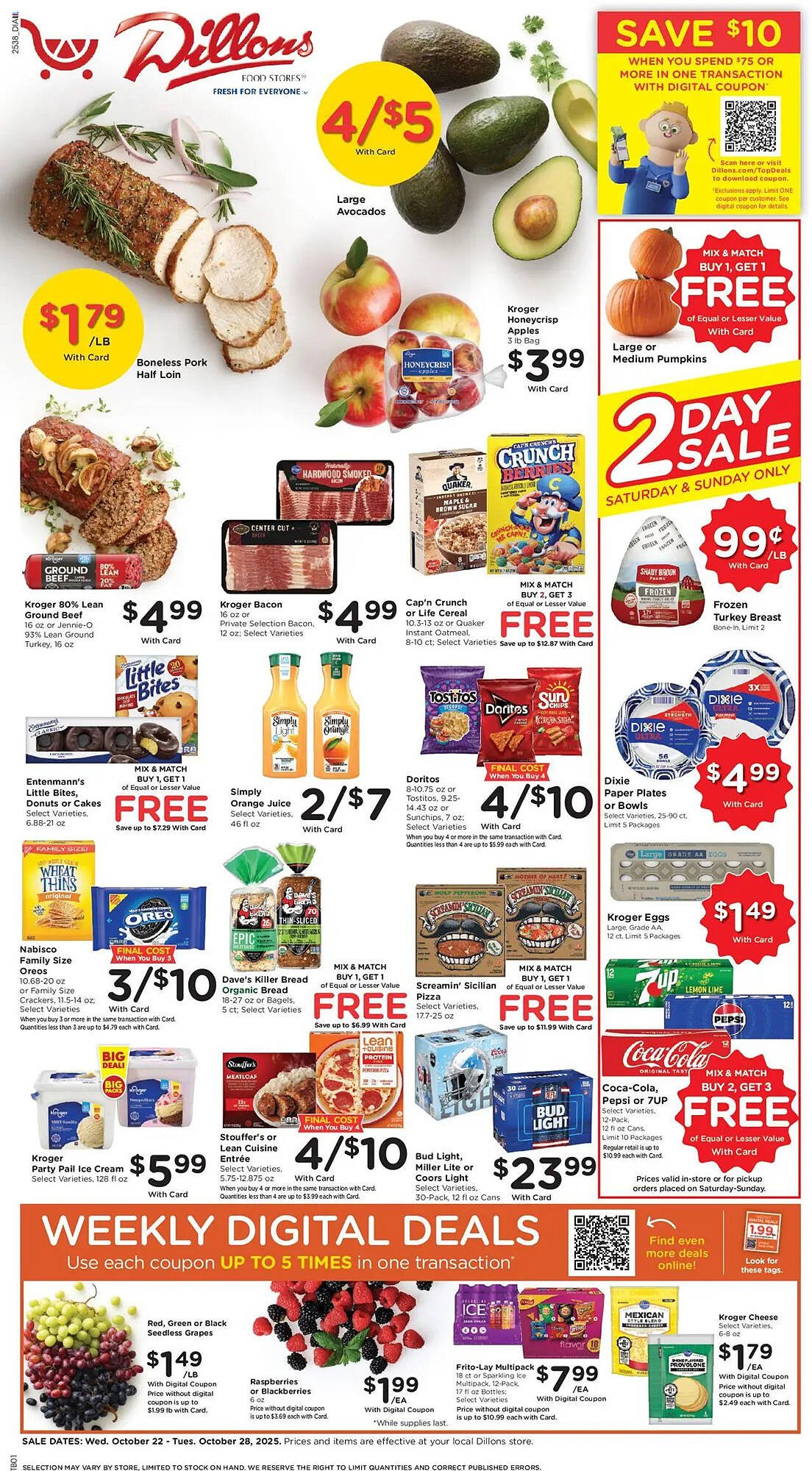 Dillons weekly ad (2025-10-22 - 2025-10-28) | 1