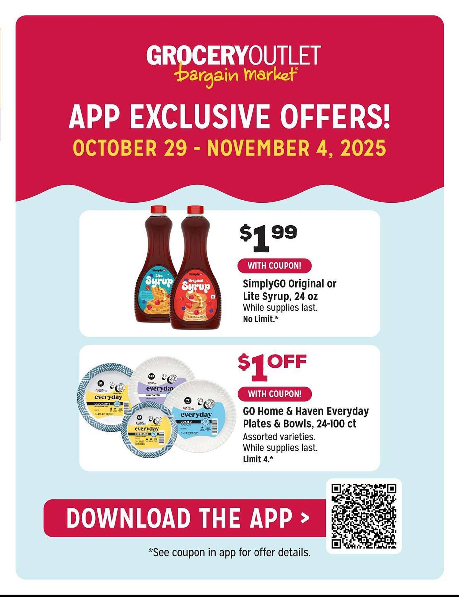 Grocery Outlet weekly ad (2025-10-29 - 2025-11-04) | 2