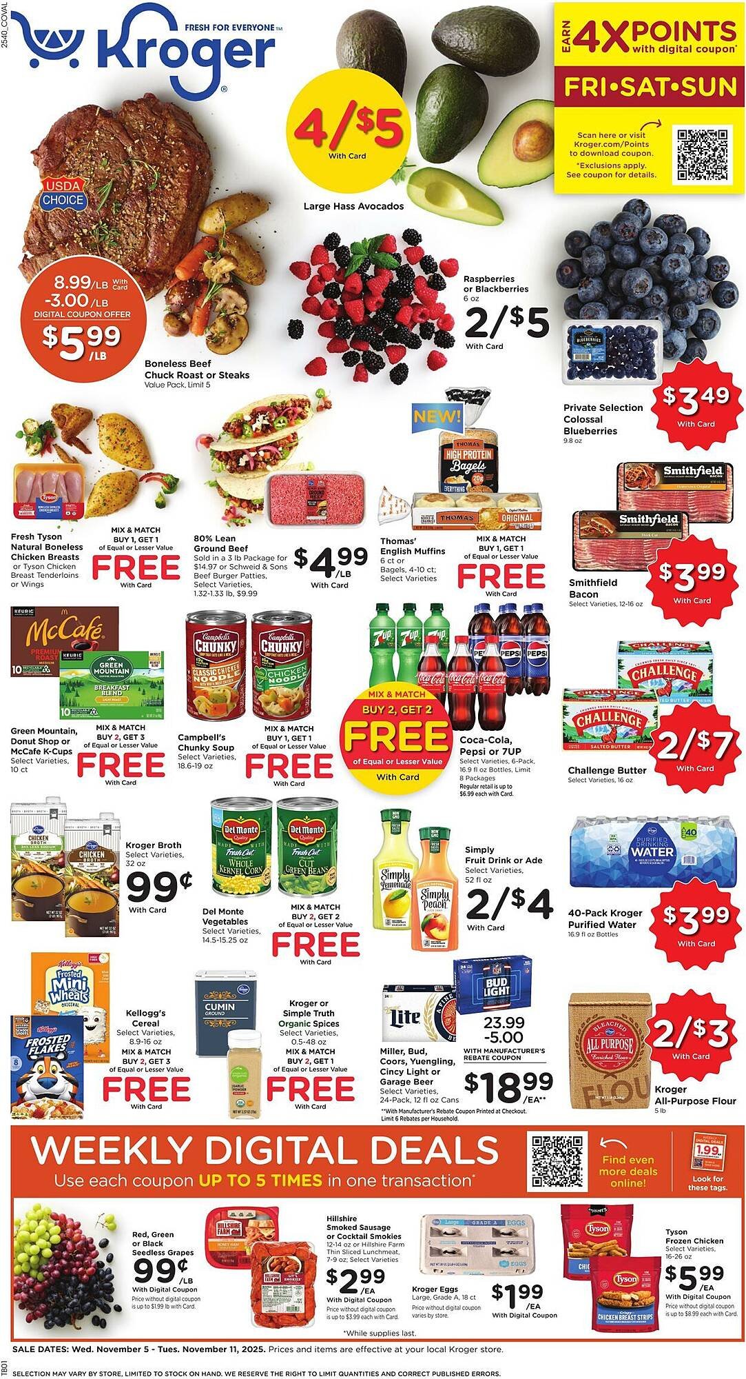 Kroger weekly ad (2025-11-05 - 2025-11-11) | 1