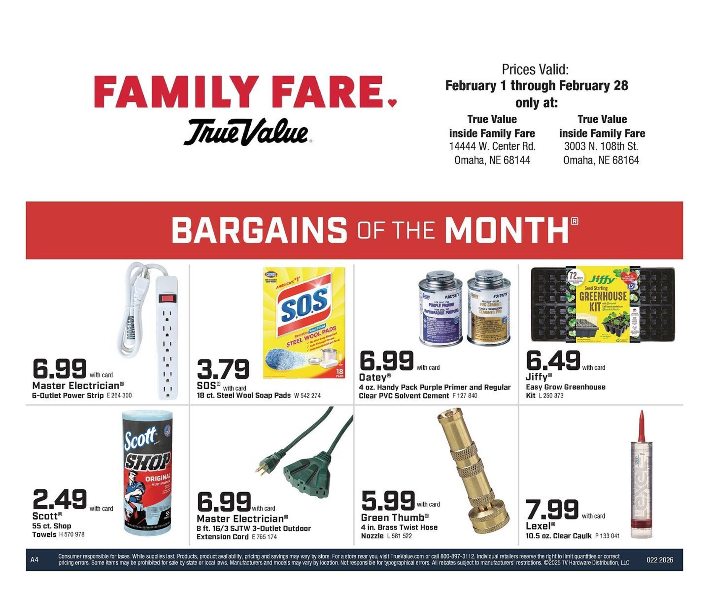 Family Fare weekly ad