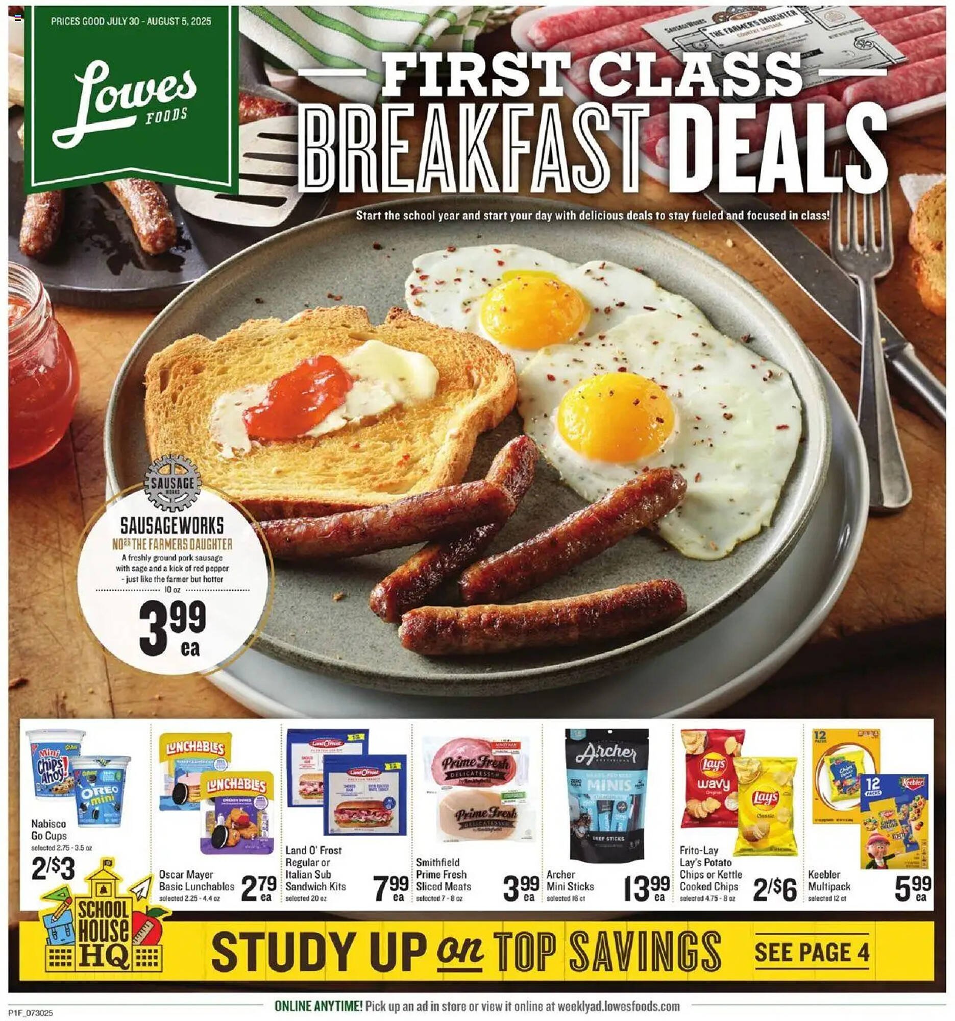 Lowes Foods Weekly Ad (2025-07-30 - 2025-08-05) | 1