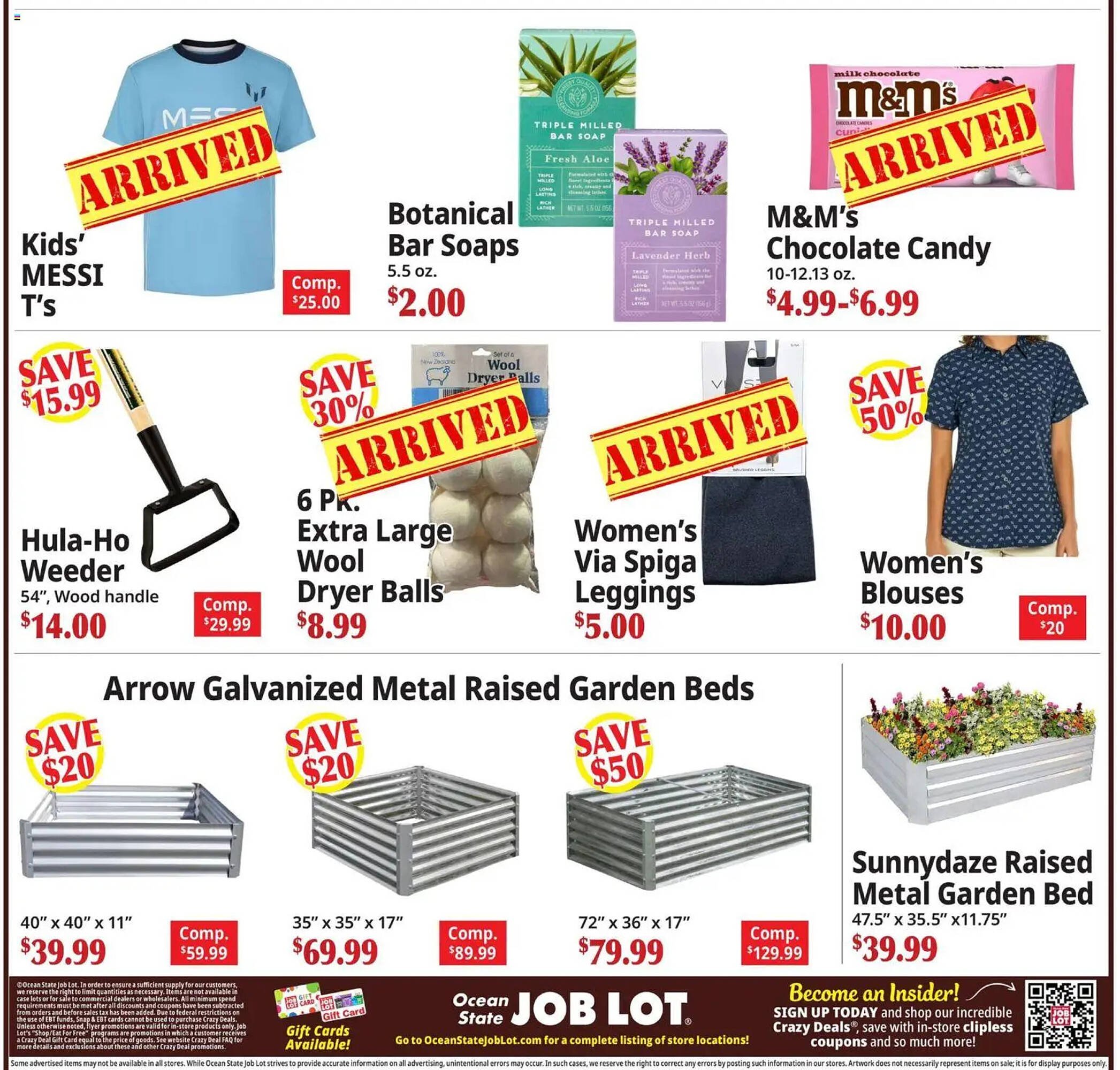 Ocean State Job Lot flyer