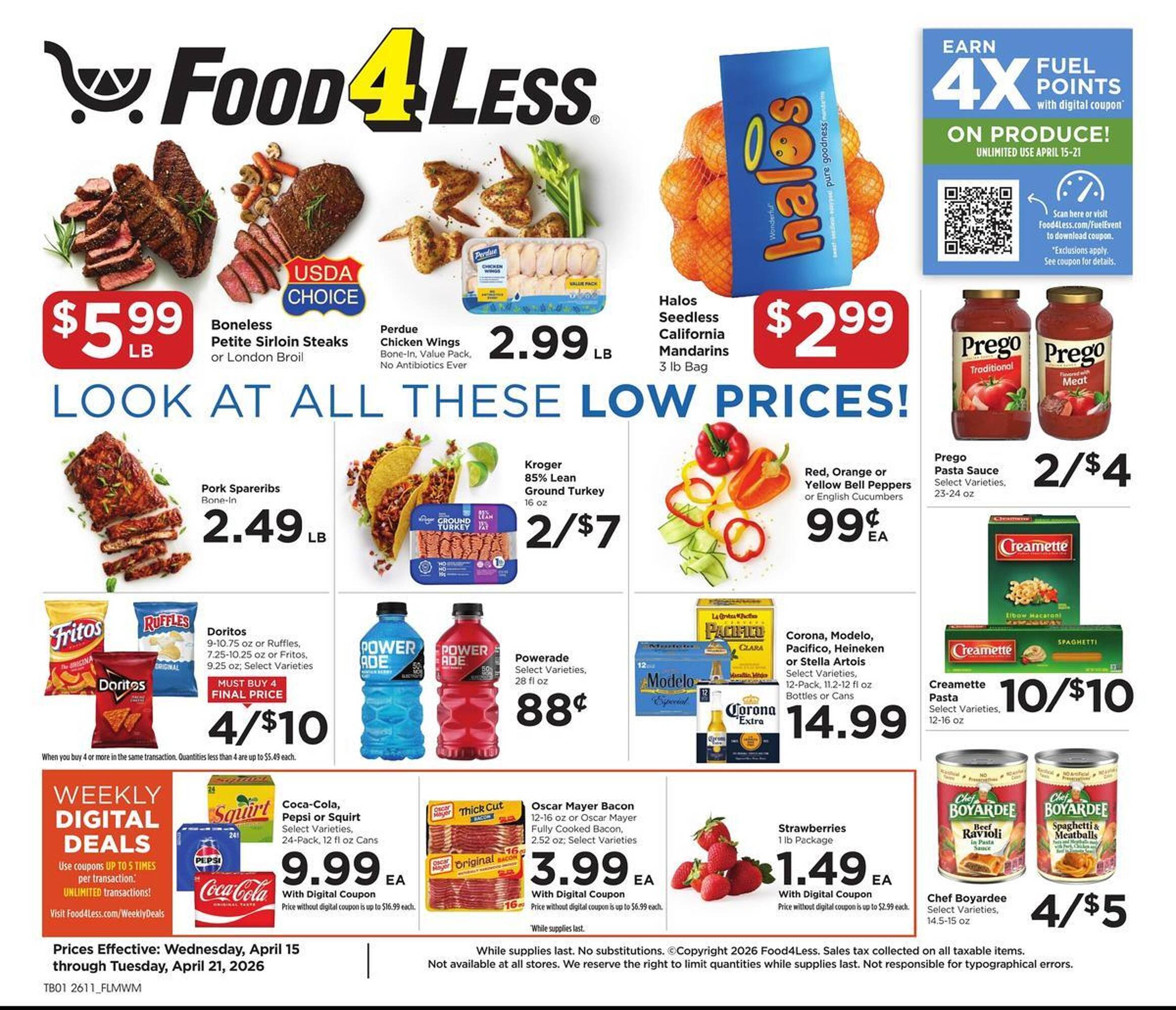 Food 4 Less weekly ad