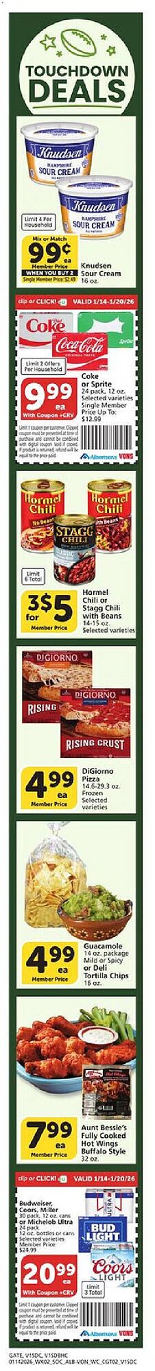 Vons weekly ad