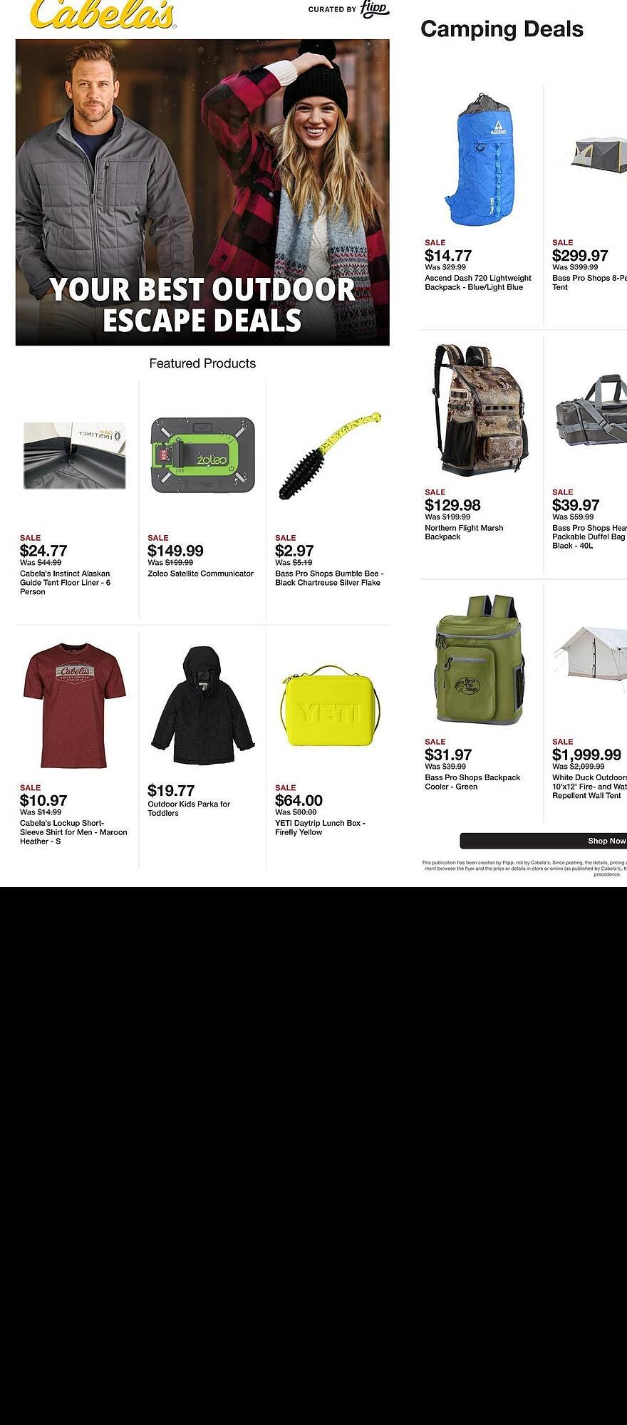 Cabela's weekly ad