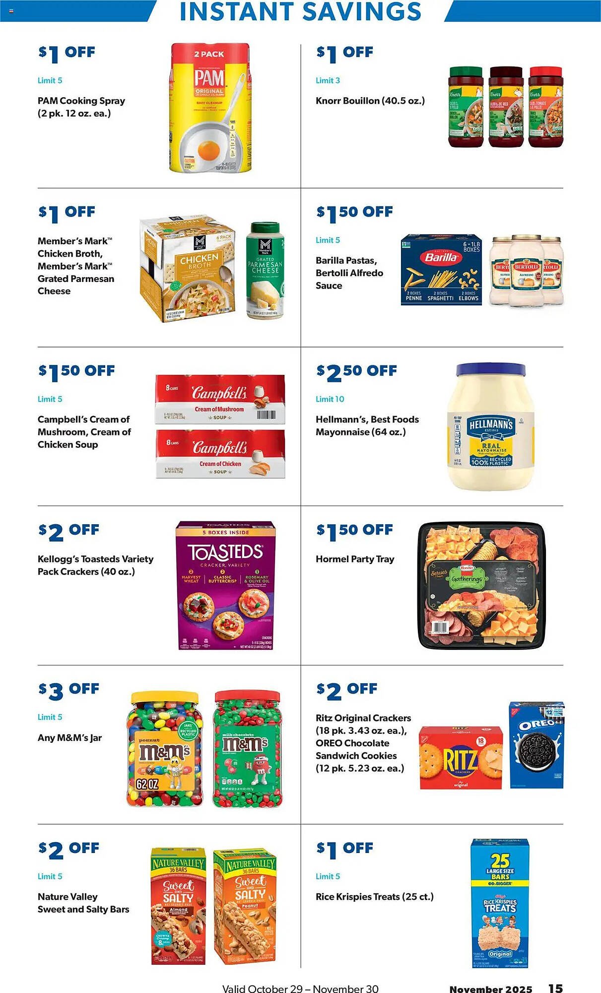 Sam&#039;s Club weekly ad (2025-10-29 - 2025-11-30) | 15