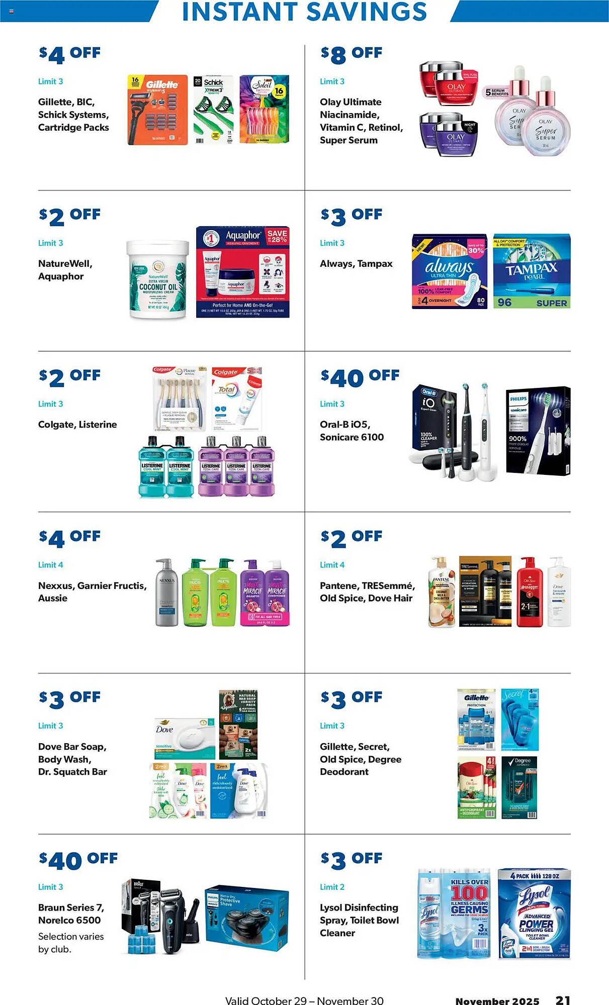 Sam&#039;s Club weekly ad (2025-10-29 - 2025-11-30) | 21
