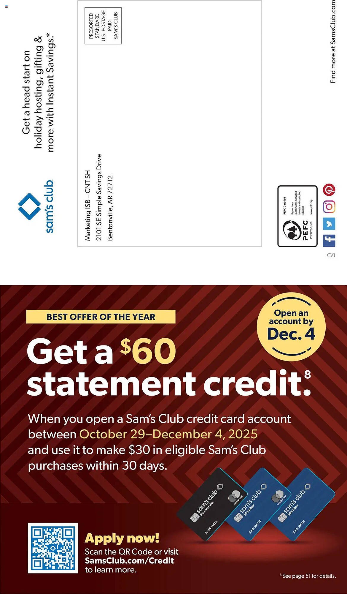 Sam&#039;s Club weekly ad (2025-10-29 - 2025-11-30) | 52