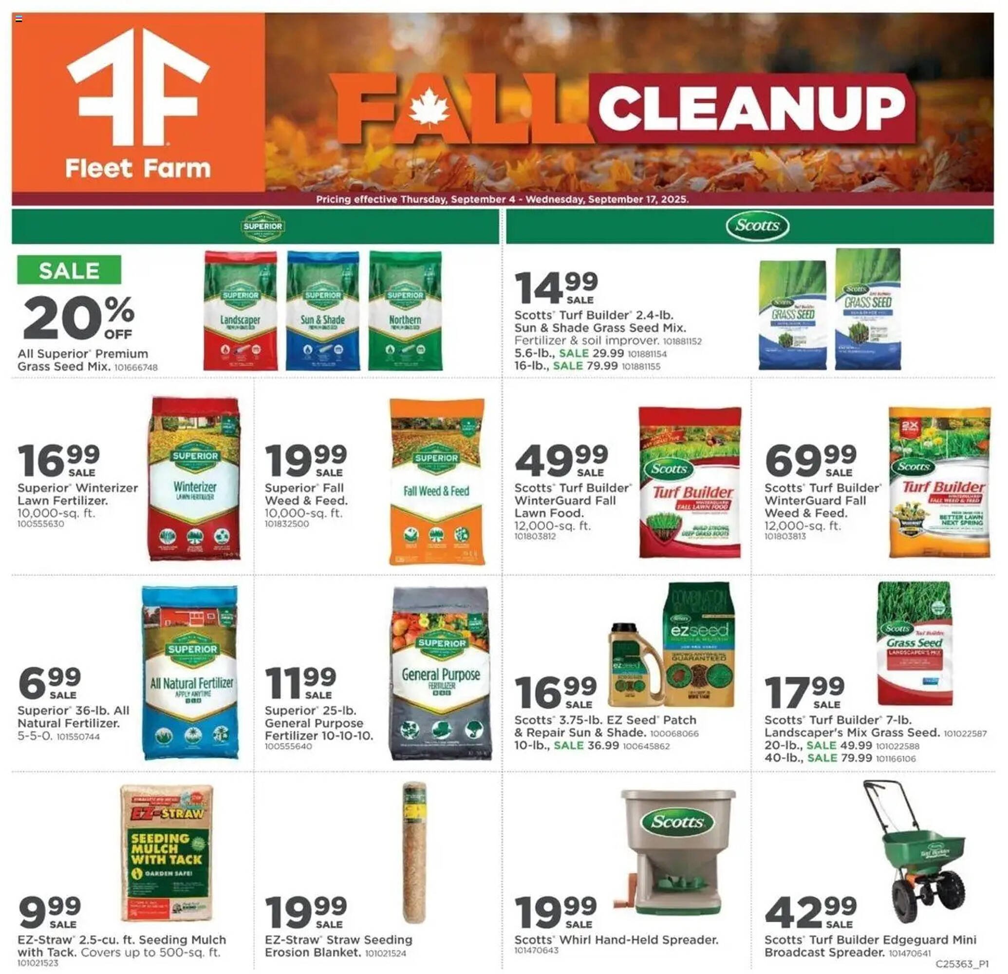 Mills Fleet Farm weekly ad (2025-09-04 - 2025-09-17) | 1